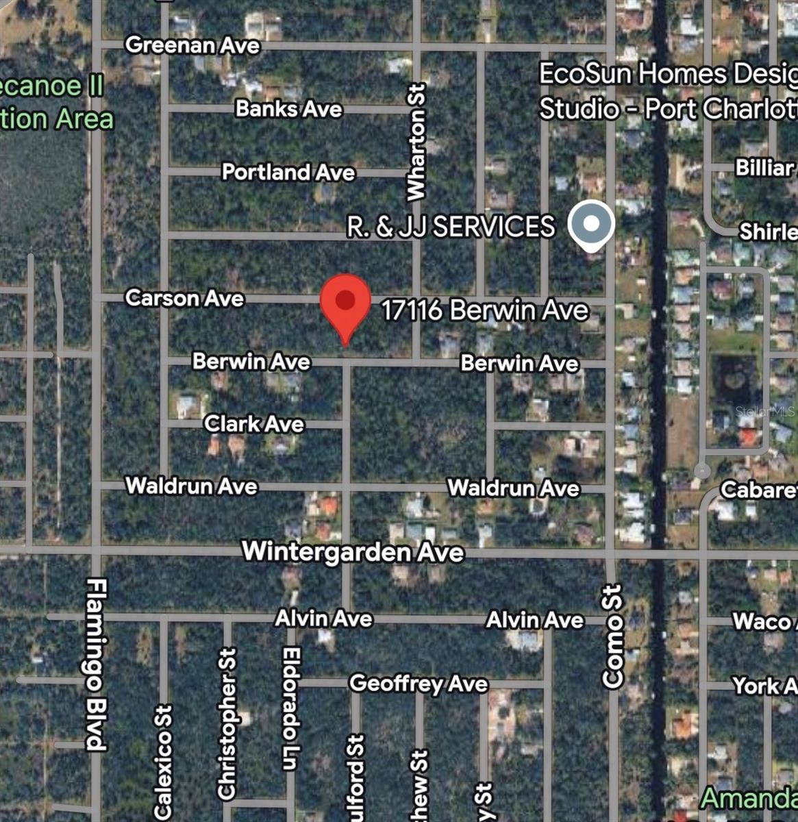 Build your Florida dream home on this spacious residential lot at 17116 Berwyn Avenue in the desirable Port Charlotte Section 41 community. Nestled on a quiet street with no HOA fees, this property offers the perfect combination of privacy, convenience, and investment potential. Enjoy easy access to major roadways including U.S. Highway 41 (Tamiami Trail), State Road 776 (El Jobean Road), Veterans Boulevard, and Interstate 75, making travel to Punta Gorda, North Port, Englewood, Fort Myers, and Gulf Coast beaches quick and convenient. The property is just minutes from shopping, restaurants, golf courses, parks, boat ramps, fishing, and the scenic Charlotte Harbor. Whether you’re ready to build now or purchase as a long-term investment in one of Southwest Florida’s fastest-growing communities, this homesite offers exceptional value. Don’t miss this opportunity to own a piece of paradise in Charlotte County, where sunshine, outdoor recreation, and coastal living await.
