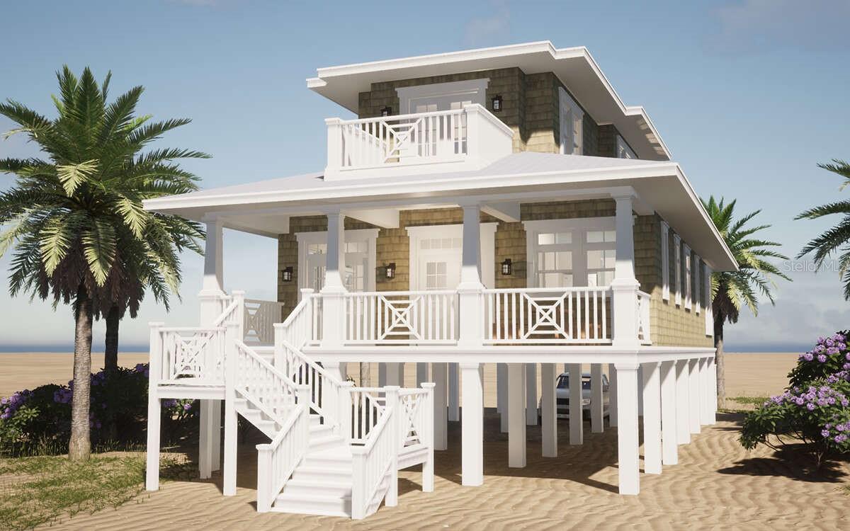 Pre-Construction. To be built. Introducing a brand-new luxury coastal home coming soon to 4738 S Atlantic Ave in beautiful Ponce Inlet! Perfectly positioned on one of the highest elevations in the area and directly across from the beach walkover, this home will feature stunning, unobstructed ocean views right over the dunes — the perfect backdrop for your morning coffee or evening sunset. Designed and built with premium upgrades, the highest level of craftsmanship, and exceptional attention to detail, the residence will include a corrugated metal roof, private pool, and elegant coastal finishes throughout.

Buyers have a rare opportunity to get in early while construction is underway and customize the home to their exact preferences — from interior finishes to outdoor living features. Enjoy the best of Ponce Inlet living with direct beach access, peaceful surroundings, and a true small-town coastal feel. With its superior build quality, modern design, and breathtaking views, 4738 S Atlantic Ave will be the ultimate expression of luxury and laid-back Florida beach living.

All information pertaining to the property is deemed reliable, but not guaranteed. Information to be verified by the Buyer