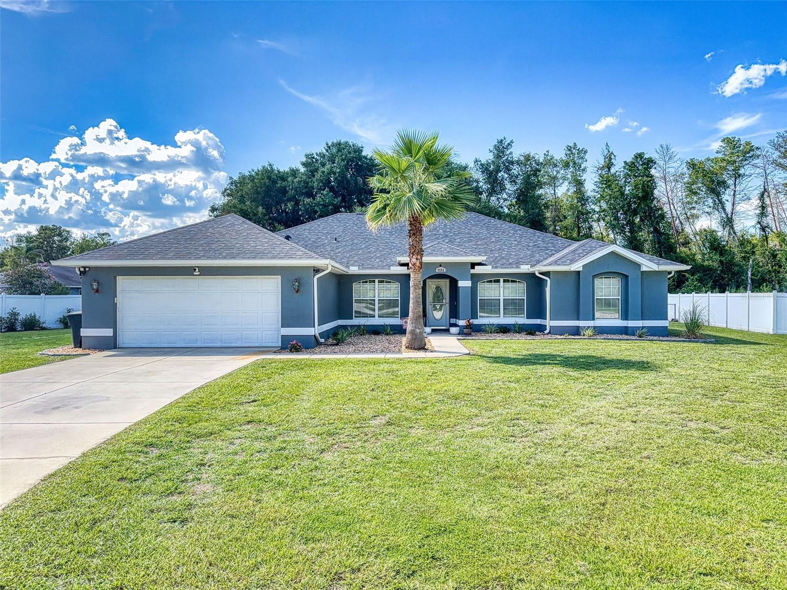 (Some images have been altered with AI) Welcome to Ocala Waterway, one of Marion County's most desirable neighborhoods! Tucked away on a quiet cul-de-sac on nearly a full acre, this spacious property offers endless potential with plenty of room to build your dream workshop, detached garage, or in-law suite. Quality-crafted in 2006 by renowned custom builder Triple Crown Homes, this 4-bedroom, 3-bathroom residence delivers major peace of mind with a New Roof (2023), New A/C (2026), and a whole-home Generac generator. Plus, enjoy the added utility savings of your own private well and septic system! Unbeatable location: walk to local elementary and middle schools, and enjoy being just 3 miles from US-200, 5 minutes to shopping, dining, and the VA Clinic, and 15 minutes to the World Equestrian Center, Paddock Mall, and I-75. Quality construction, space, and a premier location, priced to sell! Schedule your private tour today!