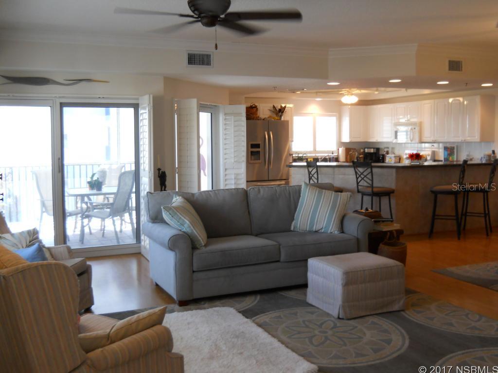 Enjoy Florida style living from this 4th floor condo with fabulous views of the Atlantic Ocean and the Indian River Estuary! This spacious 3 bedrooms, 2 bathrooms, with 2 balconies is perfect for enjoying the ocean breezes. The home has wood laminate floors thought out. There are Plantation shutters in living room, Kitchen and Master Suite and wood blinds in both guest suites. All three bedrooms have California Closets. Building #7 is highly sought after as it is close to the Clubhouse and North Entrance. Underground parking, elevator from parking to your floor and a storage unit on your floor are also included. Incredible community amenities include- 2 clubhouses, 2 pools and hot tubs, bocce ball, tennis and basketball courts, shuffleboard courts, 2 fitness centers and a movie theater. ;LocationDescription: Condo ;Water: City