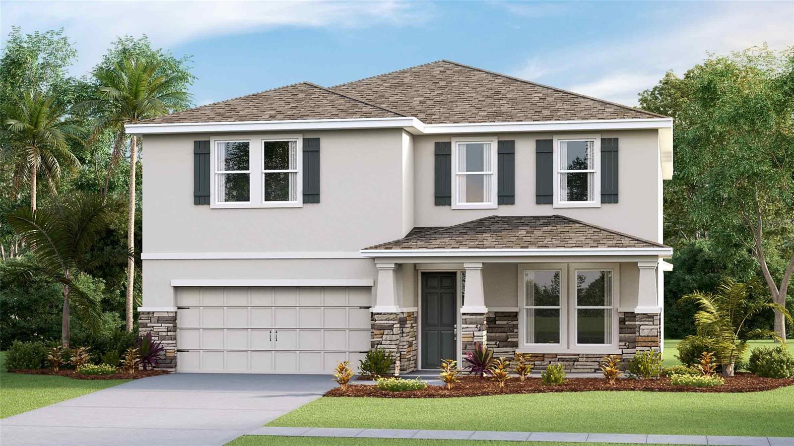 Under Construction. The builder is offering buyers up to $25,000 towards closing costs with the use of a preferred lender and title company. 
Located off US-41, Deerbrook showcases new homes in Land O’ Lakes. Homeowners will be a close distance to walking trails and the Suncoast Parkway biking paths, as well as nearby shopping and dining! The Tampa Premium Outlets and Wiregrass Mall are less than 30 minutes away, providing additional shopping and entertainment. Downtown Tampa is just 23 miles away, as is Tampa International Airport.
Deerbrook feature a lineup of our Express and Tradition floorplans, providing a home for every stage of life! The area is zoned for highly rated Pasco County schools and is just minutes away from US Hwy 41.

Each home is constructed with all concrete block construction on 1st and 2nd stories Smart Home System.
Pictures, photographs, colors, features, and sizes are for illustration purposes only and will vary from homes as built. Home and community information, including pricing, included features, terms, availability, and amenities, are subject to change and prior sale at any time without notice or obligation. Materials may vary based on availability.