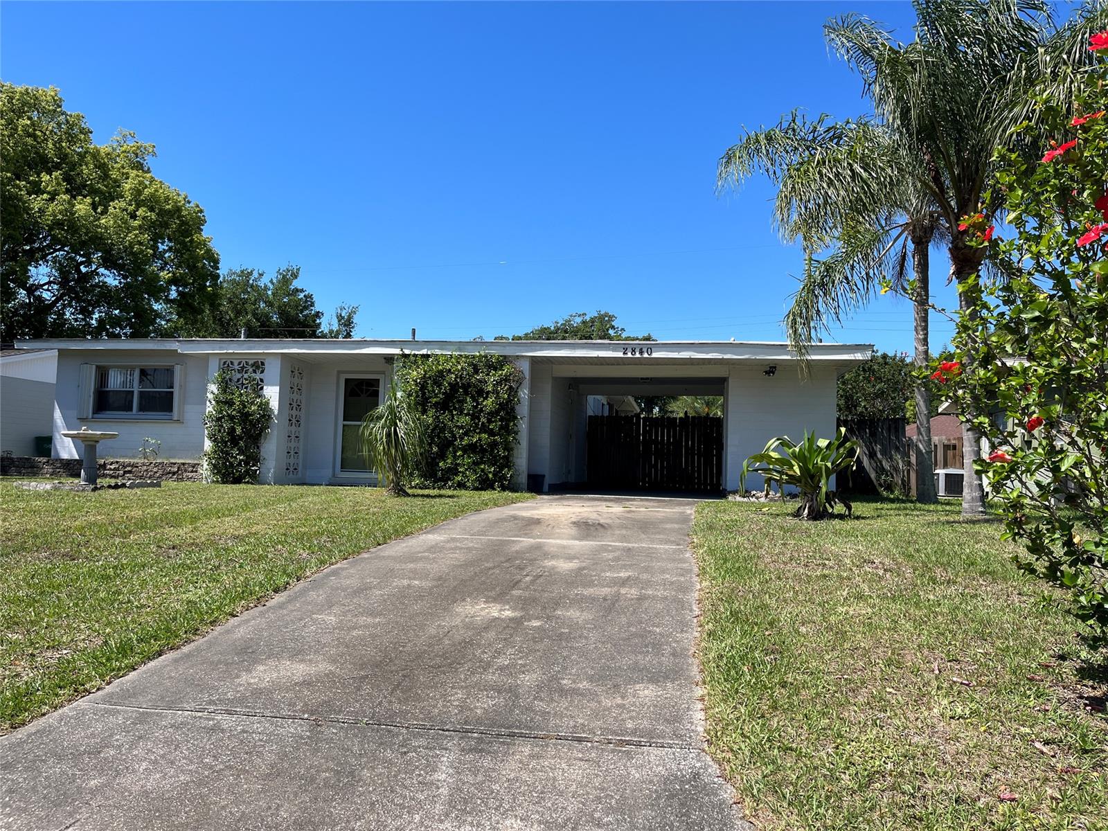 This cozy 2 Bedroom 1 Bath Single Family Concrete Block Home is located in the great neighborhood in South Daytona, Florida. Close distance to shopping, beaches and restaurants. No HOA. Property features Fully Fenced Back Yard. 200sqft Finished Enclosed Patio w Air Conditioning ( 15sqft x 13.33sqft ). Separate 72sqft Utility/Laundry Room w washer/dryer hook up. Screened In Porch. Terrazzo Flooring and Tiles through the house. Roof is only 5yrs old, New Water Heater as of 2021, New Electrical Panel installed 2021. Manual Hurricane Shutters. A/C replaced 2014. All information is assumed accurate, measurements are approximate. Buyers/Agents shall verify all information important to them. ;Water: City