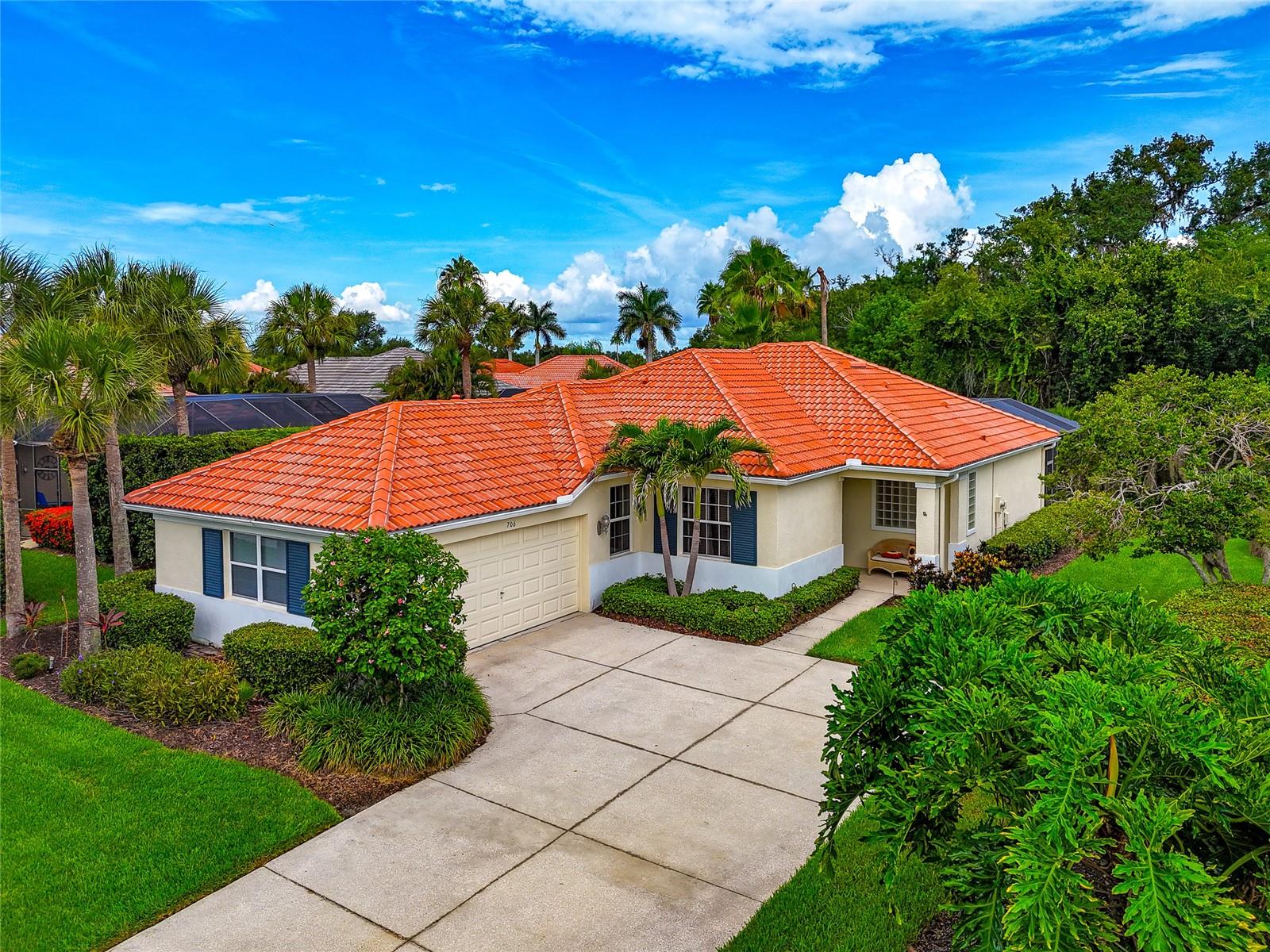 Welcome to Waterlefe Golf & River Club. This maintenance-free villa offers a heated pool and spa, private preserve views, and an easy-to-love floor plan, all in one of the area's premier golf and boating communities.

From the moment you arrive, the side-entry garage, tile roof, and mature landscaping create great curb appeal. Inside, the open great room floor plan features two bedrooms, a den that can easily serve as a third bedroom or home office, and a layout that's perfect for both everyday living and entertaining. The kitchen offers solid surface countertops, wood cabinetry, new stainless steel appliances, and a premium natural gas range.

The primary suite includes a walk-in closet and an en suite bathroom with dual vanities, a garden tub, and a separate walk-in shower.

Step outside to your own private retreat with a heated pool and spa, plenty of covered lanai space for relaxing or entertaining, and peaceful preserve views with no rear neighbors.

The home is available fully furnished, providing a convenient turnkey option for those looking to start enjoying the Florida lifestyle right away.

Life at Waterlefe is about more than just the home. Whether you enjoy golf, boating, dining, or staying active, there's something for everyone. The championship golf course offers optional memberships, or residents can simply play at preferred rates. The community marina on the Manatee River offers boat slips for lease or purchase with direct access to the Gulf.

The residents-only River Club is a favorite gathering spot for dinner, drinks, and community events, while the resort-style pool, tiki bar, 24-hour fitness center, and the Golf Club's Grill Room give you plenty of ways to enjoy your days close to home.

The maintenance-free HOA takes care of the lawn and landscaping, and your fees also include high-speed internet, cable TV, and access to the River Club, fitness center, and community pool.

Be sure to click the Virtual Tour link to experience the interactive 3D walkthrough and see why this home deserves a spot at the top of your list.