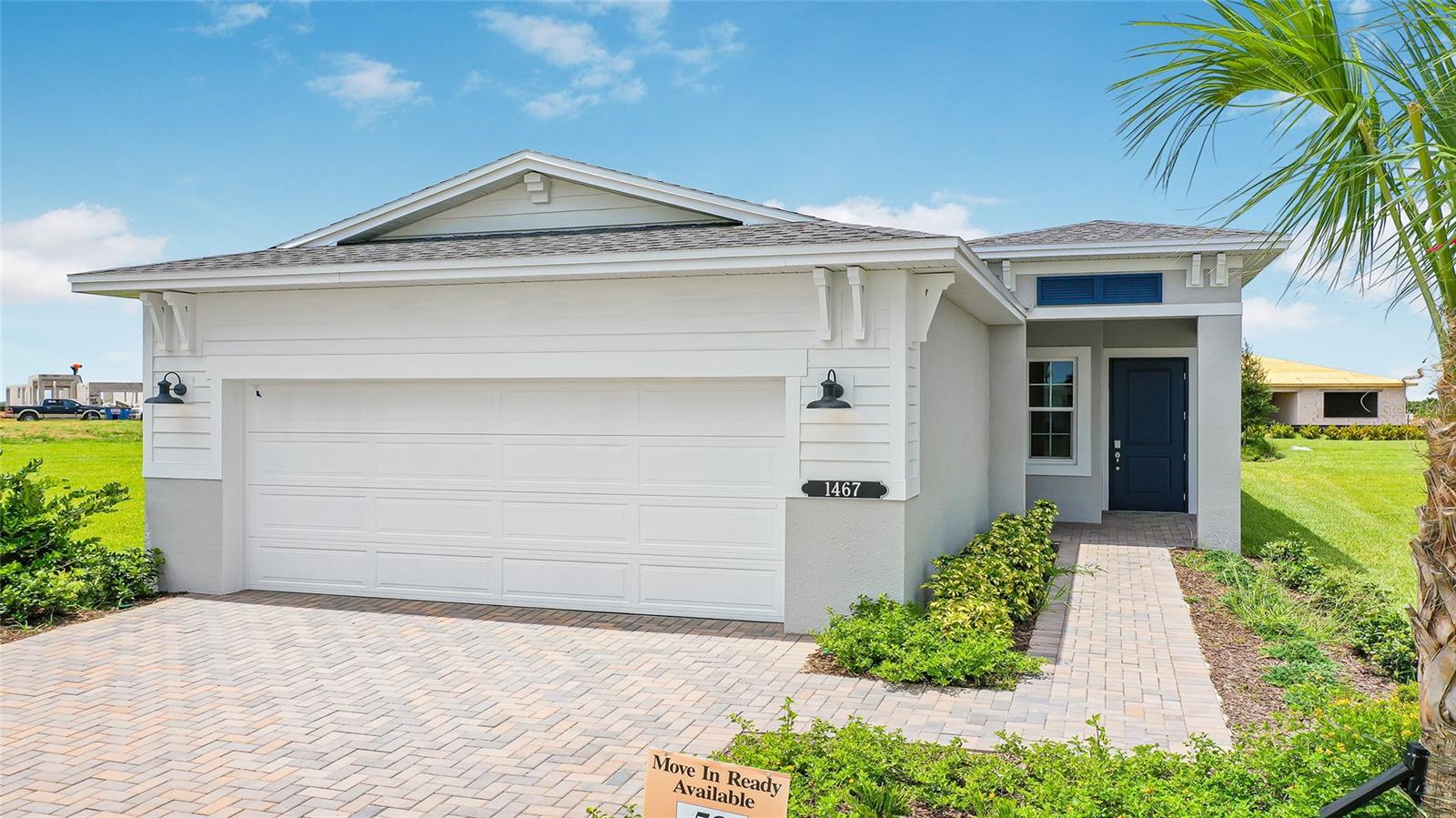 Residents of Cresswind at Lake Harris enjoy exclusive amenities, including 8 championship pickleball courts, a grand clubhouse with state-of-the-art fitness center, a resort-style swimming pool with lakefront views, and marina access to the pristine Lake Harris. Nestled on a peninsula in between Lake Harrs and Lake Dora, this location puts you right in the center of the Chain Of Lakes area and all it has to offer. Experience privacy, security, and an active lifestyle in a highly desirable location. Club Cresswind will overlook the lake and feature a wide range of indoor and outdoor amenities such as Cresswind SmartFIT Training Center powered by EGYM. Experience the perfect balance of style, comfort, and craftsmanship throughout this beautifully designed home. Every detail has been thoughtfully selected to create a refined yet inviting atmosphere. The heart of the home impresses with a luxury veined quartz waterfall countertop, complemented by upgraded Café appliances that deliver both high performance and designer appeal. Custom cabinetry details—such as a bump-up over the microwave, large crown molding, and a 24” deep cabinet above the refrigerator with side panel—add sophistication and a built-in aesthetic. Additional pot and pan drawers provide enhanced functionality, while pre-wiring for pendant lights invites a personalized finishing touch above the island. Throughout the home, designer-selected finishes elevate every space. The decorative laundry room floor tile brings character and charm, while the baths evoke a spa-like retreat with frameless shower enclosures, recessed niches, and tile extending to the ceiling for a seamless, elegant look. Upgraded plumbing packages offer both beauty and performance. Main living areas feature 12” x 24” tile flooring, paired with Mohawk laminate plank flooring in the Owner’s Suite and walk-in closet for warmth and durability. Tall 5 ¼” baseboards add architectural refinement, and washable flat interior paint keeps the home looking fresh and timeless. With every upgrade and finish thoughtfully chosen, this home delivers a truly elevated living experience where design and function come beautifully together. All uploaded photos are stock photos of this floor plan. Actual home may differ from photos.