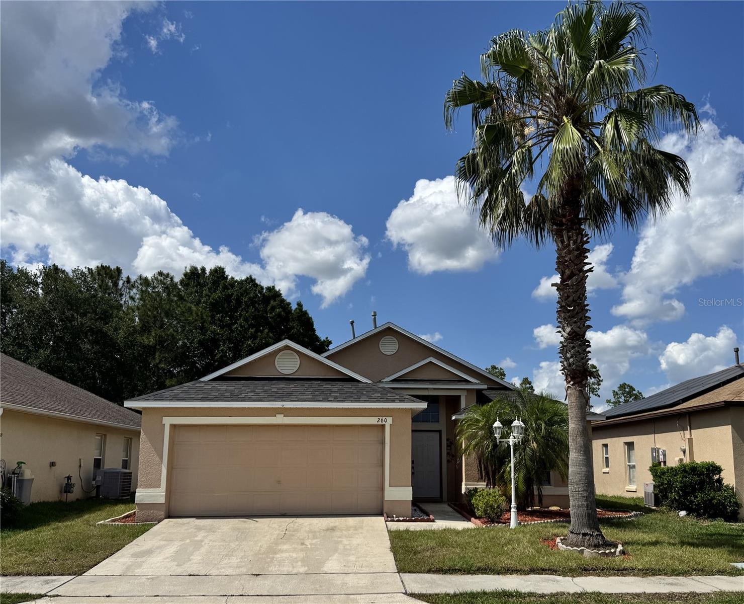 Nice home in a great location and community.  Offered is this roomy 3 bedroom 2 bath rental.  Located in the Dunson Hills Community, close to I4 rental home.  It features a great room, family room with a kitchen nook.  Ceramic floors and cailing finds through out the home.  Less than three miles from Posner Mall and 30 minutes from Disney.
