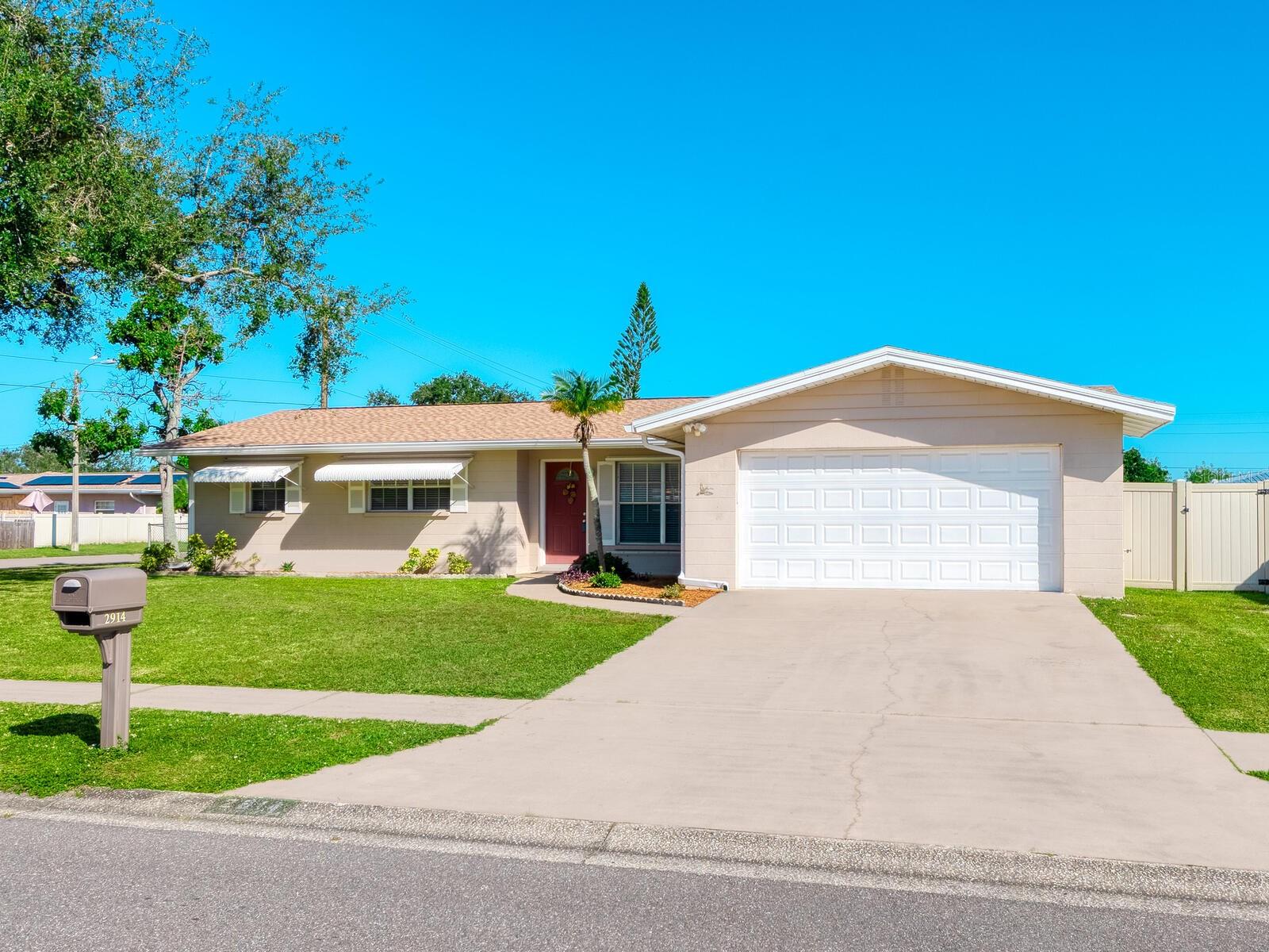 Beautifully Updated 3-Bedroom Home in Desirable Northwest Bradenton. Welcome to this stunning 3-bedroom, 2-bath home with a 2-car garage, perfectly situated on a fully fenced corner lot in a highly sought-after Northwest Bradenton location close to shopping, schools, parks, and the Gulf beaches. Completely remodeled when the current owner purchased.  This home combines modern comfort with timeless style. The spacious kitchen features solid wood cabinetry, granite countertops, and stainless-steel appliances, ideal for both everyday living and entertaining.  The well-designed floor plan includes a formal living room, dining room, and a large bonus room, offering flexible spaces for work, play, or relaxation. A bright family room opens to a large, screened lanai through new double French doors, creating the perfect indoor-outdoor flow for enjoying Florida living. The primary suite boasts an ensuite bath with a walk-in shower, updated vanity, and granite countertops. Two comfortable guest bedrooms share an updated bath featuring a new tub, tile surround, and granite topped vanity. Additional highlights include a brand-new roof (2025), fenced yard for privacy and pets, and a spacious corner lot that provides extra curb appeal and outdoor space. This move-in-ready home offers both charm and functionality in one of Bradenton’s most convenient and established neighborhoods.  Furnishings available as a separate sale.