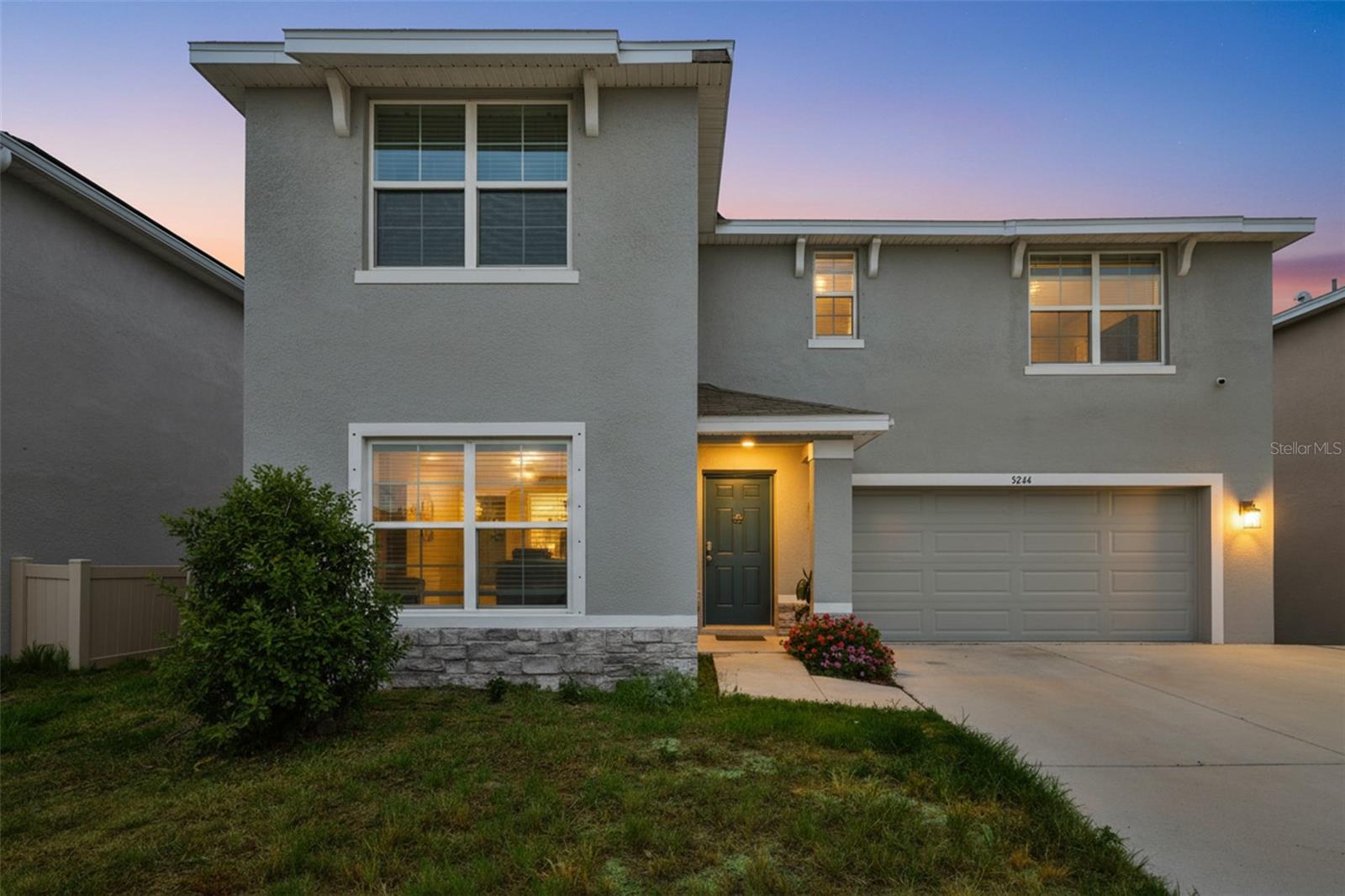 Welcome to this  4-bedroom, 3-bathroom home built in 2023, offering 2,435 square feet of thoughtfully designed living space. This  home features an open-concept floor plan that seamlessly blends comfort and functionality for today's lifestyle. The first floor includes a private bedroom and full bathroom, making it ideal for guests, multi-generational living, or a home office. The spacious kitchen overlooks the living and dining areas, creating the perfect space for entertaining and everyday living. Upstairs, you'll find a large loft that offers endless possibilities as a second living room, media room, play area, or workspace. The generous primary suite and additional bedrooms provide plenty of room for family and guests. Step outside to enjoy the fully fenced backyard, offering privacy and space for pets, play, and outdoor gatherings.  Additional upgrades include a whole-home water system for added comfort and convenience. Located in a growing community with easy access to shopping, dining, schools, and major roadways, this nearly new home combines modern style, flexible living spaces, and valuable upgrades. Schedule your private showing today.