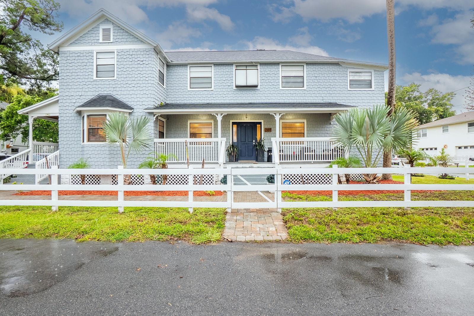 This updated and fully furnished Daytona Beach duplex offers a flexible opportunity for investors or buyers interested in occupying one unit while generating rental income from the other.

Each unit features three bedrooms, one full bathroom, a full kitchen, indoor laundry and a private entrance. Both residences are furnished and updated, offering a more turnkey option for the next owner.

The upstairs unit is currently leased through March 2027, providing rental income from the start of ownership. The downstairs unit is vacant and available for owner occupancy or a new tenant. This arrangement may work well as an owner-occupied duplex, house-hacking opportunity or addition to a Daytona Beach rental-property portfolio.

Outdoor features include a large front patio, a private side deck with space for outdoor dining and entertaining, and a four-car driveway with plenty of off-street parking. The property also offers peeks of the Halifax River and nearby marina.

The location provides convenient access to Halifax Harbor Marina, public boat ramps, City Island Park, the Riverfront Esplanade, downtown Daytona Beach, local restaurants, waterfront activities and the Atlantic Ocean. The Daytona Beach Boardwalk and Pier are approximately two miles away, making the beach, entertainment and some of the area’s best-known attractions a short drive or bike ride from the property.

For buyers searching for a Daytona Beach duplex for sale, a fully furnished multifamily property, an income-producing property near the Halifax River, an owner-occupied duplex or a Daytona Beach real estate investment, this property offers two complete residences in a convenient coastal location.