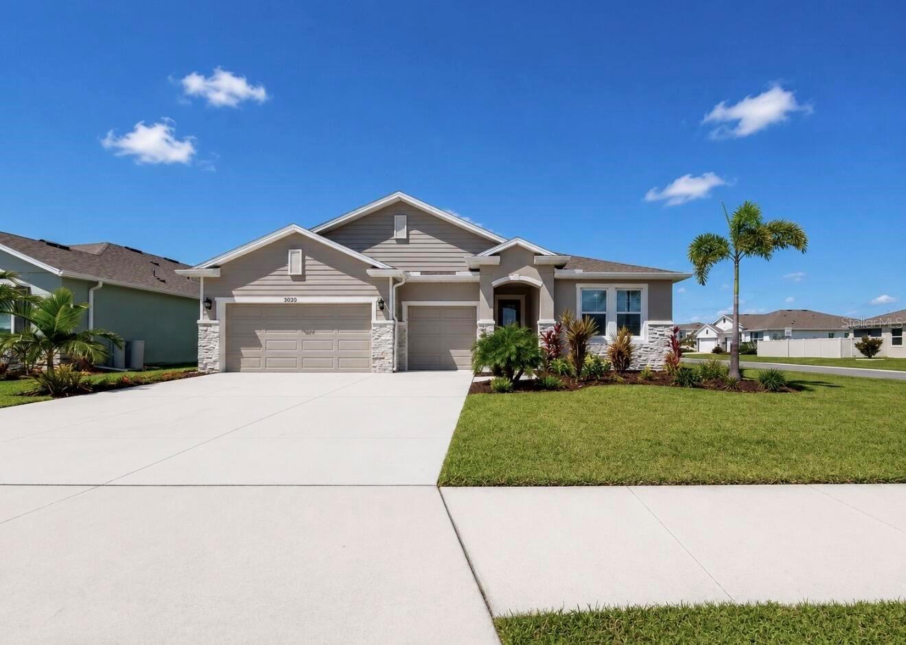 Virtually Staged. Welcome to this exceptional 4-bedroom, 3.5-bath home offering 2,833 square feet of beautifully upgraded living space on a desirable corner lot in the sought-after Bella Lago community of Parrish.
Designed for both comfort and entertaining, this home features a stunning saltwater pool and an open-concept layout filled with premium finishes throughout. The gourmet kitchen showcases luxurious quartz countertops, upgraded appliances, ample cabinetry, and a spacious island that serves as the heart of the home. The elegance continues into the primary suite, where matching quartz countertops and a spa-inspired bathroom create a private retreat. Home also has a separate kitchenette with private bedroom and bath that can be used as a mother-in-law suite.
Additional upgrades include frameless glass shower enclosures, designer fixtures, and numerous thoughtful enhancements that elevate both style and functionality. Generously sized secondary bedrooms, well-appointed bathrooms, and abundant natural light make this home great for families and guests alike.
Enjoy Florida living at its finest with outdoor spaces for relaxing poolside, hosting gatherings, or simply enjoying the beautiful surroundings. Conveniently located near shopping, dining, top-rated schools, and major commuting routes, this move-in-ready home combines luxury, comfort, and an unbeatable location.
Don't miss the opportunity to make this stunning Bella Lago property your next home. Some photos have been virtually rendered.
