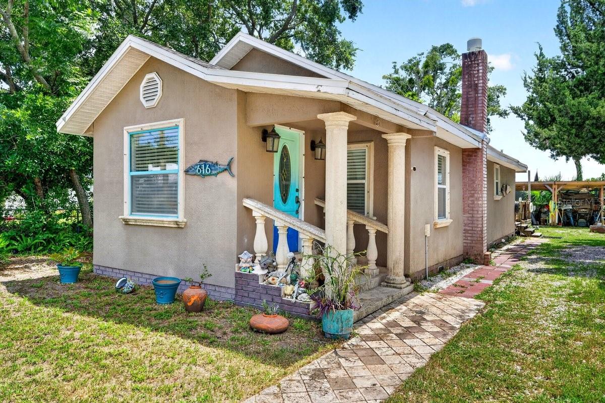 Looking for a home with soul, character, and room to live your laid-back coastal lifestyle? Welcome to 616 Dora Street—a charming 2-bedroom, 2-bath beachy-chic retreat tucked into one of New Smyrna Beach's most walkable and beloved neighborhoods. Uniquely zoned B3, this property can serve as your home OR office with flexibility to be used as commercial or residential space!
Just a short stroll from downtown's eclectic shops, local restaurants, art galleries, coffee spots, and the weekly farmers market, this home captures the easygoing vibe that makes New Smyrna Beach so special. Whether you're grabbing your morning coffee, biking to dinner, or heading out for a surf session, everything you love is close at hand.
Inside, you'll find a thoughtfully updated interior featuring a stylish kitchen and renovated bathrooms while preserving the home's unique charm and personality. Warm, inviting spaces create a cozy atmosphere that feels both relaxed and authentic.
Outside is where this property truly shines. Gardeners, artists, surfers, and outdoor enthusiasts will appreciate the oversized backyard patio designed for entertaining, relaxing, and enjoying Florida's year-round sunshine. The fully fenced yard offers privacy and flexibility, with ample space for pets, gardening, or simply unwinding after a day at the beach.
Storage is abundant thanks to a custom-built open-air lean-to perfect for surfboards, paddleboards, bikes, and outdoor gear, plus a separate enclosed shed/workshop ideal for hobbies, projects, or additional storage. Need room for your boat or RV? You'll find plenty of parking space and it's all fenced in!
Quaint, quirky, and full of coastal character, this is more than a home—it's a lifestyle. Come experience the charm of downtown New Smyrna Beach living with the space, flexibility, and outdoor connection you've been searching for.