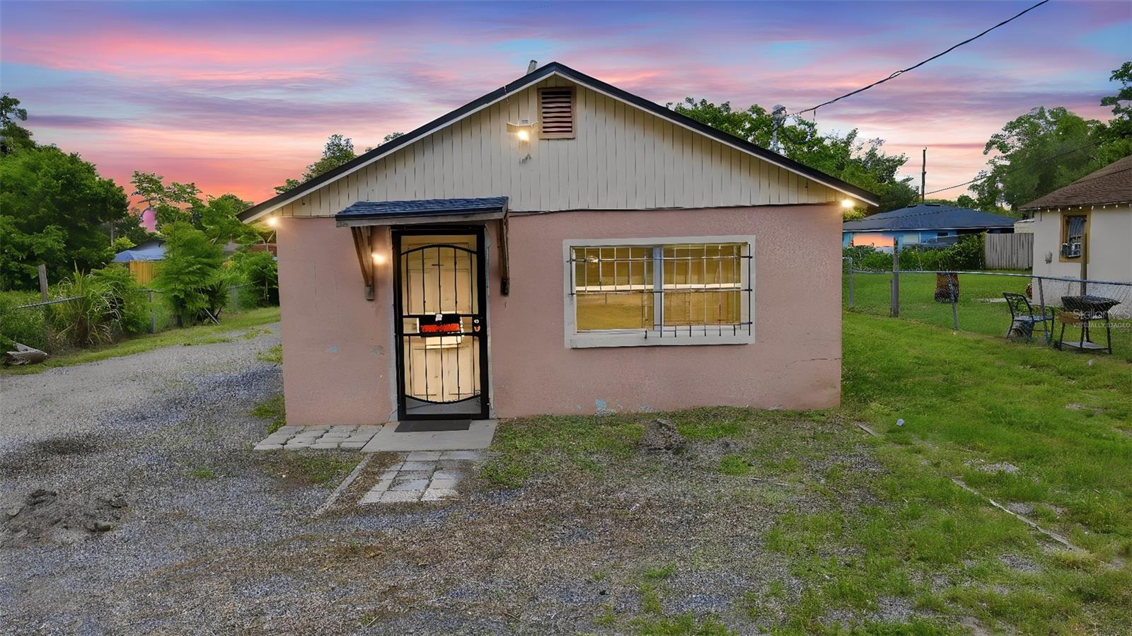 This 3-bedroom, 1-bath home offers approximately 800 heated square feet on a .18-acre lot with driveway parking, appliances present, and a spacious backyard with room to make the most of outdoor space. This property is a renovation opportunity for buyers seeking a value-add project, rental investment, resale opportunity, or affordable home renovation.

The floor plan is light and bright, offering a manageable footprint for improvement. The large backyard adds appeal for outdoor living, pets, gardening, or future enhancement. Located near Historic Downtown DeLand, Stetson University, local dining, shopping, parks, medical services, and major commuter routes, the property also offers access to some of West Volusia’s best-known lifestyle amenities, including Blue Spring State Park, DeLeon Springs, nearby trails, springs, and outdoor recreation. DeLand continues to attract buyers looking for small-town character, historic charm, and Central Florida convenience with access to Orlando, Daytona Beach, and the surrounding coastal communities.

Cash, renovation loan, or hard-money style financing may be most appropriate. Buyer should complete all due diligence and verify condition, measurements, zoning, financing eligibility, and intended use.