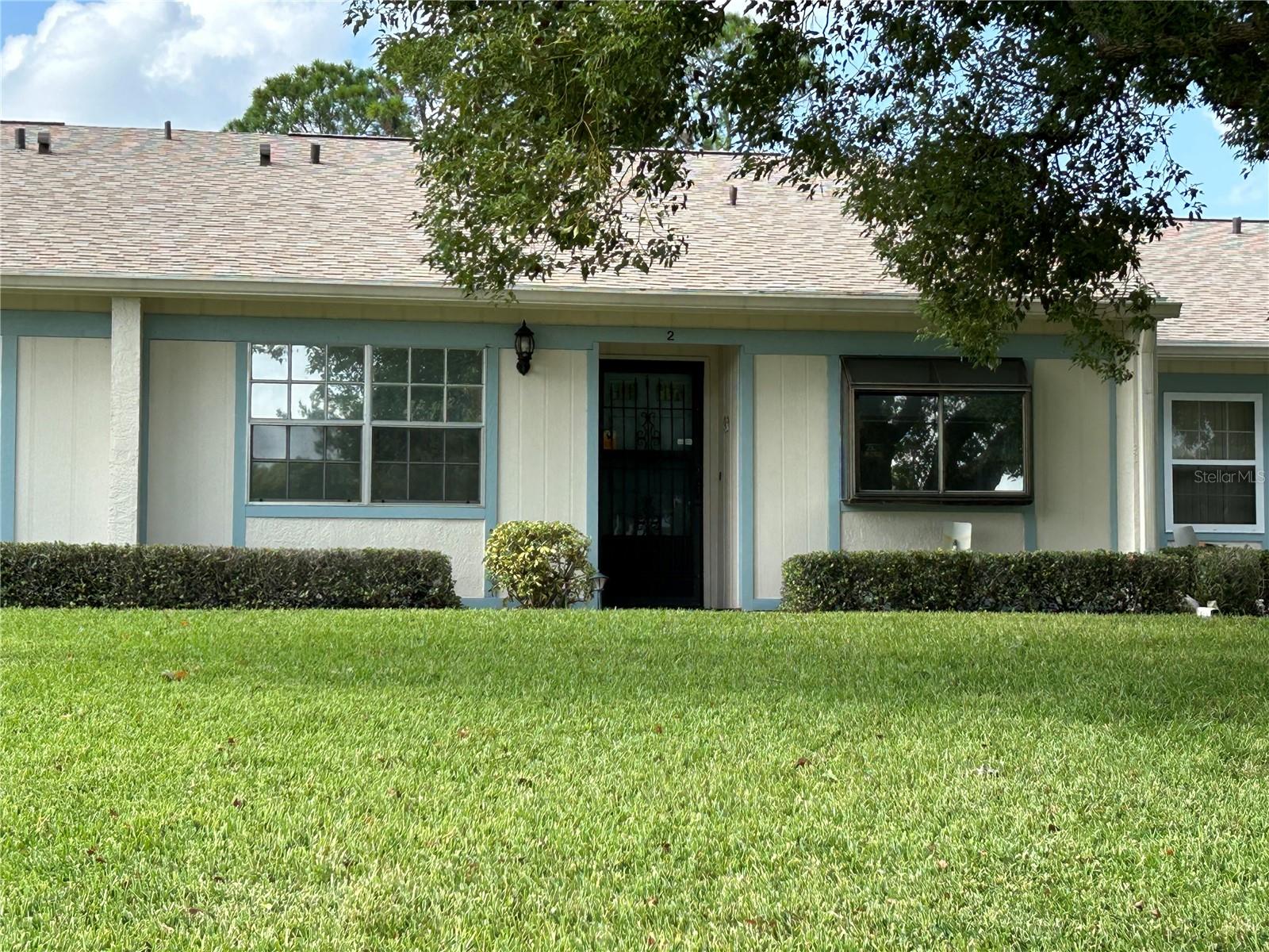 Are you ready to move into your fabulous 2 bedroom 2 bath condo with many upgrades.  Bedroom 2 includes a California
closet and a wall of built-ins. No need to go to the garage to do laundry as there is an interior laundry room.  Other features include a dry bar in dining room with opportunity to add a sink, remote hurricane shutters in large sunroom, interior storage, and covered parking with exterior storage. AC was replaced in 2019. New roof installed one yar ago. Newer hot water heater and stove. This condo is located in the active 55+ community of Timber Oaks. Community amenities are in abundance- large heated pool, large hot tub, tennis courts, shuffleboard courts, bocci ball courts, large community center with a sewing room/library, pool table/card room, and meeting
room/dance hall/entertainment room. Monthly and weekly planned activities such as BINGO, dances, socials, and cards to name a few.
Weekly shopping trips by bus from the clubhouse.
Room measurements to be verified by buyer.