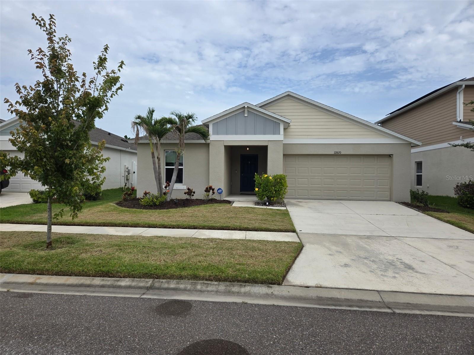 Welcome to your move-in-ready dream home in the highly sought-after Triple Creek community of Riverview, FL! Built in 2020, this beautifully maintained 4-bedroom, 2-bathroom home offers 1,844 heated square feet of thoughtfully designed living space with modern finishes and numerous upgrades.
Step inside to an open-concept floor plan featuring a spacious living room, dining area, and gourmet kitchen that flow seamlessly together, creating the perfect space for entertaining and everyday living. The kitchen is equipped with stainless steel appliances, granite countertops, a stylish tile backsplash, ample cabinetry, a pantry, and a large center island with breakfast bar seating.
The spacious primary suite is privately located at the rear of the home and features a large walk-in closet and an en-suite bathroom with dual granite vanities and an oversized tiled walk-in shower. The desirable triple-split floor plan provides added privacy, with a secondary bedroom near the front of the home that is ideal for a home office or guest room, while two additional bedrooms and a full bathroom are located on the opposite side of the home.
Sliding glass doors open to a covered lanai overlooking a private backyard with no rear neighbor, creating the perfect place to relax or entertain outdoors.
Additional upgrades include custom lighting fixtures, ceiling fans throughout, custom window shades on every window and the sliding glass door, an ultraviolet (UV) HVAC air purification system for enhanced indoor air quality, and an interior laundry room with the washer and dryer included.
Residents of Triple Creek enjoy exceptional resort-style amenities, including multiple community pools, a fitness center, clubhouse, playgrounds, walking trails, parks, sports courts, and year-round community events.
Conveniently located just minutes from top-rated schools, shopping, dining, healthcare, and everyday conveniences, this home also offers easy access to I-75, making commuting throughout the Tampa Bay area effortless. You'll also be within easy reach of downtown Tampa, Busch Gardens, the Seminole Hard Rock Hotel & Casino, the Florida State Fairgrounds, MacDill Air Force Base, Tampa International Airport, Orlando's world-famous attractions, and Florida's beautiful Gulf Coast beaches.
This exceptional home offers the perfect combination of comfort, style, and location. Don't miss your opportunity to own a beautiful home in one of Riverview's most desirable communities. Schedule your private showing today!