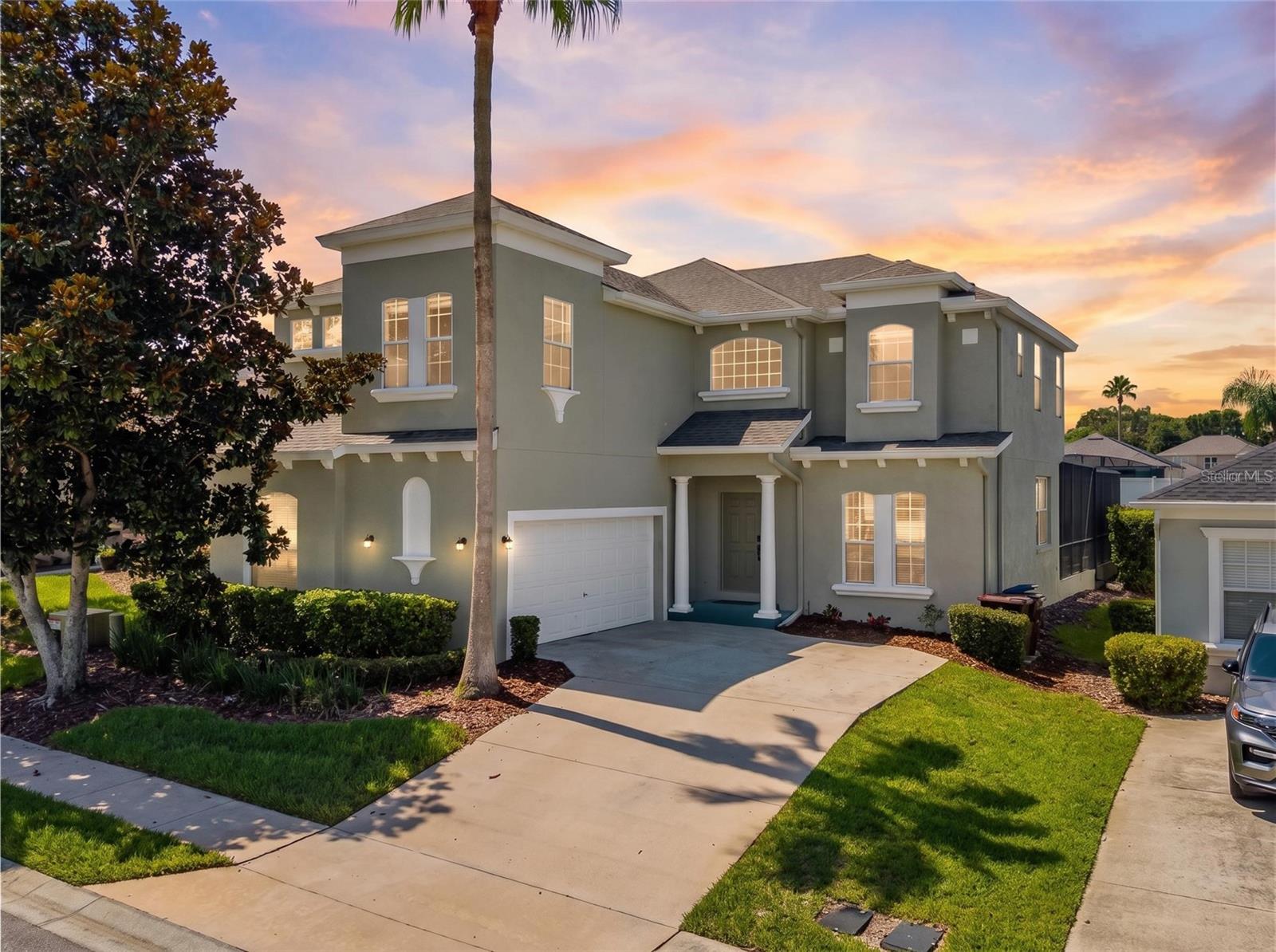 Some homes simply provide a place to live. Others become the backdrop for life's best memories.

Welcome to this beautifully maintained 6-bedroom, 4 full bath, 2 half bath residence located within the highly desirable guard-gated community of Calabay Parc at Tower Lake. Whether you're looking for a spacious year-round home, a Florida getaway, or an income-producing investment, this property offers exceptional versatility and comfort.

Inside, the generous floor plan creates an inviting atmosphere for entertaining, relaxing, or simply enjoying everyday life. Expansive glass doors connect the main living area to a sun-filled outdoor retreat featuring a heated pool and spa, while the property's setting provides the added benefit of having no homes immediately behind the backyard.

The layout offers a first-floor primary suite, five additional bedrooms upstairs, four full bathrooms, two half baths, and a converted game room that provides flexible space for recreation, hobbies, or entertaining.

Beyond its spacious design, this home offers the peace of mind that comes from significant recent improvements. Updates include a new air conditioning system, a roof replaced in 2022, a new water heater, and new kitchen appliances—allowing the next owner to focus on enjoying the home rather than replacing major systems.

Community amenities include a 24-hour staffed gate along with private access to Tower Lake's boat ramp and fishing pier. Shopping, restaurants, golf, major highways, and Central Florida's renowned attractions are all within convenient reach, making this an ideal location for both everyday living and vacation use.

Homes offering this combination of size, location, thoughtful updates, and outdoor enjoyment are becoming increasingly difficult to find. Schedule your private showing today, experience everything this exceptional property showcases, and be sure to ask about the seller's concessions to the buyer.