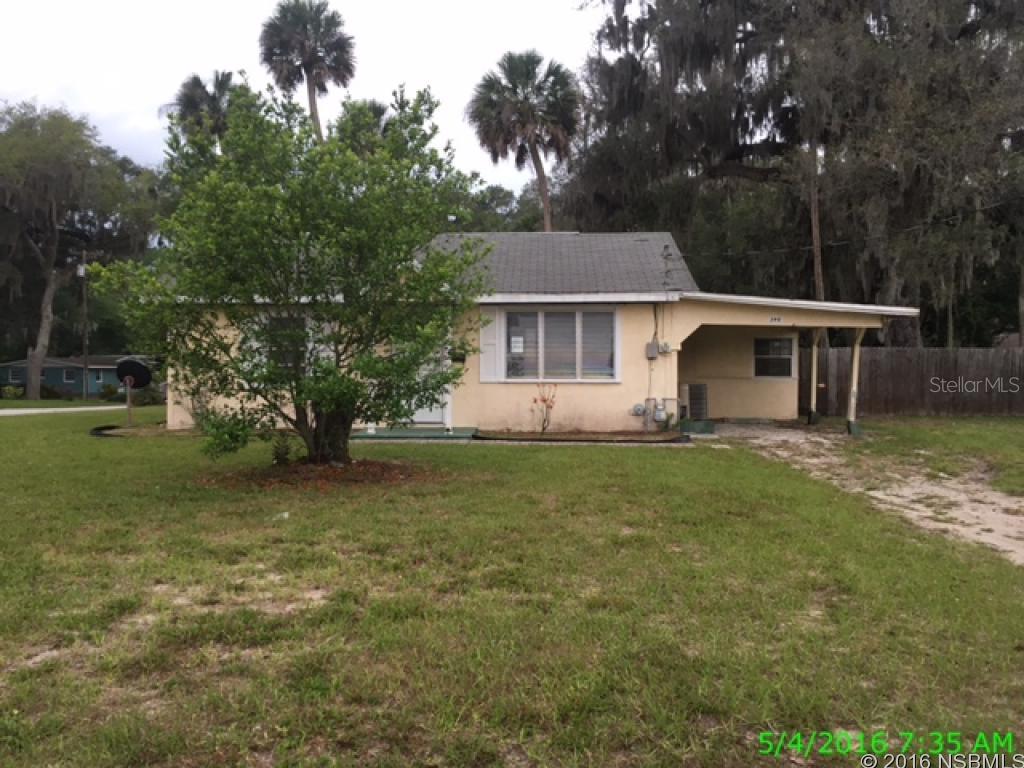 Perfect investment property! This property is located on a nice size corner lot! 2BR/1BA home in the heart of Edgewater. All information taken from the tax roll and deemed reliable but not guaranteed. ;Water: City