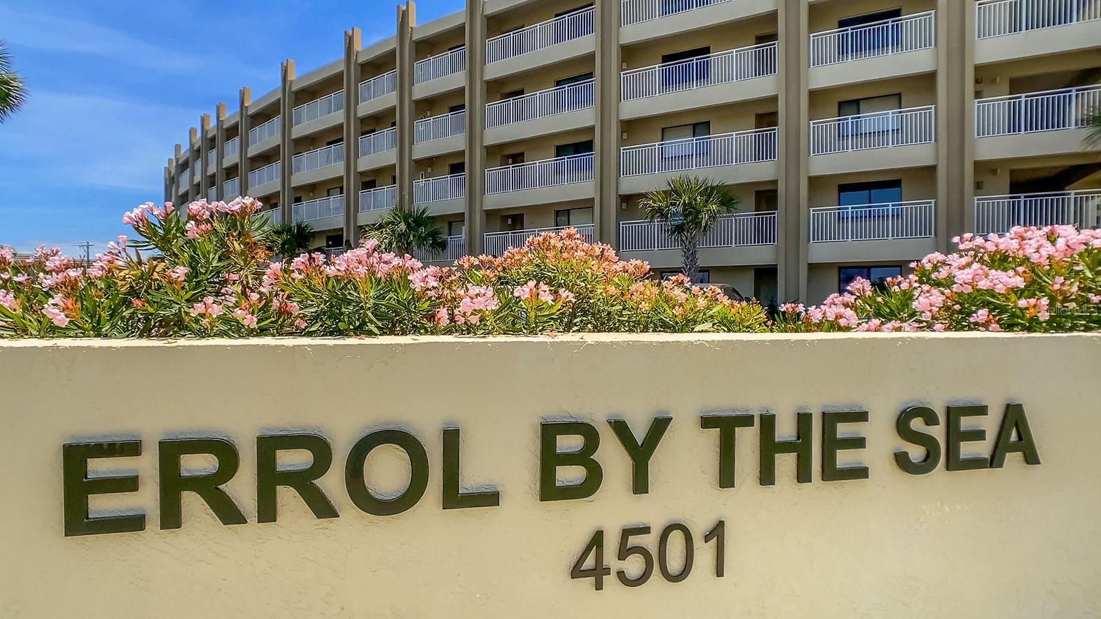 Explore the allure of this 1/2 condo in sought-after Errol by the Sea condominiums, a beachfront haven on New Smyrna Beach's no-drive stretch. Revel in the exquisite transformation of this unit, where every detail shines with newness – plumbing, electrical, hot water heater, flooring, furnishings, doors, hardware, and beyond. The A/C was replaced in 2022, and a new full-size washer and dryer enhance your convenience. Positioned on the 1st floor, this turnkey gem provides seamless access to the oceanside pool and beautifully landscaped surroundings, creating an idyllic coastal retreat. Discover perfection with this unit, boasting low HOA fees and recent upgrades to the building, its your time to seize the opportunity and make this fully renovated 1/2 condo in Errol by the Sea your beachside sanctuary. ;Water: City