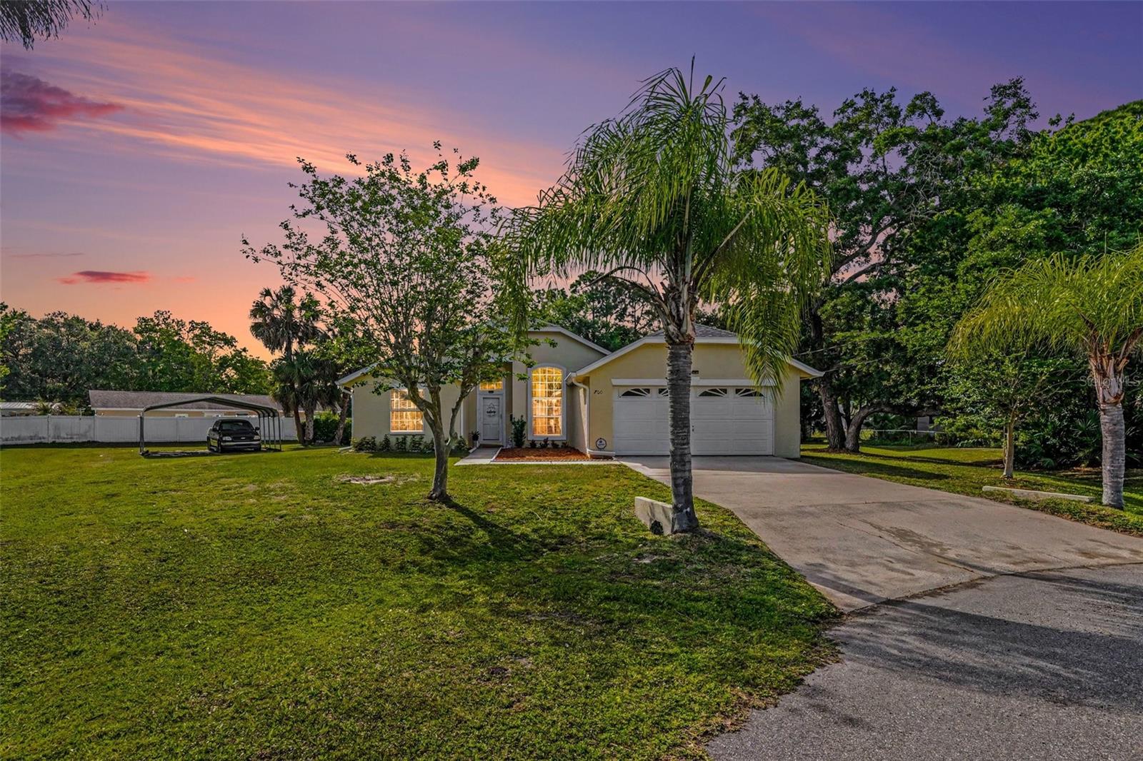 Welcome home to this spacious 3-bedroom, 2-bath move-in ready home situated on a rare .83-acre lot in the heart of the Space Coast! Full of potential, this property is perfect for new beginnings, first-time buyers, or those looking to downsize without sacrificing space and privacy. Thoughtfully designed for comfort and functionality, the home features a spacious primary suite complete with a dual-sink vanity, relaxing soaker tub, and walk-in closet, creating the perfect private retreat. A new roof installed in 2024 provides added peace of mind and long-term value. The oversized lot offers endless possibilities, with plenty of room for boats, RVs, outdoor entertaining, gardening, or even a future pool. Centrally located, just minutes from beaches, shopping, dining, schools, and major employers. This property combines flexibility and opportunity in one desirable package. Whether you're searching for a primary residence or investment opportunity, this home is ready for its next owner!