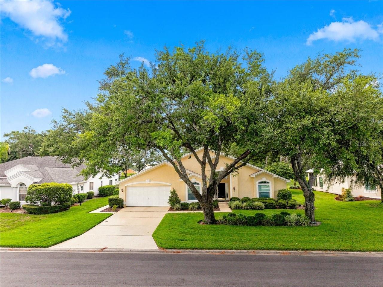 Located in Glen Lakes, this beautiful 1994 Arthur Rutenberg Turnberry  pool home is situated on the 5th fairway of the golf course. This home has wonderful curb appeal with lush landscaping and trees and a deep irrigation well. The comfortable screened patio has a Diamond Brite finished pool, a power awning to shade table and chairs on those hot summer days and a large closet to store pool equpment and toys. 4 bedrooms+den (the den could be used for a 5th bedroom as it has a closet)+Florida room/3 baths/2 car garage. Living/formal dining/family room floor plan, 9 and 10 ft. high flat ceilings, the den has beautiful built-ins, the kitchen is light and airy with white cabinets,granite counters, small center island, closet pantry. Primary suite has sliding doors to the Florida Room and pool, large walk-in closet, primary bath with garden tub and shower, dual sinks. Bedrooms 2 and 3 share a bath with linen closet and bath, Bedroom 4 is self contained with a bath and door to the patio. The Florida Room has power shades and six sliders to the pool. The laundry room has plenty of storage with cabinets, closet and included washer/dryer. The garage has a side access door, storage room and a rubber tile floor.  Newer roof (2014), newer A/C (2019). All appliances included. 2620 living sq. ft., 3424 total sq. ft. HOA FEES INCLUDE CABLE AND HIGH SPEED INTERNET AND PRIVATE MAINTAINED STREETS, 24 HOUR SECURITY WITH MANNED GATE. Glen Lakes is a wonderful gated and manned golf course community and surrounded by the 85,000 acre Chassahowitzka National Wildlife Refuge. Social membership in the Club is NOT mandatory for this home, but available and membership gives access to the clubhouse, restaurant, bar, Jr. Olympic size heated pool/spa, fitness center, clay tennis courts, pickleball courts and a vast array of social clubs. Golf memberships also available.