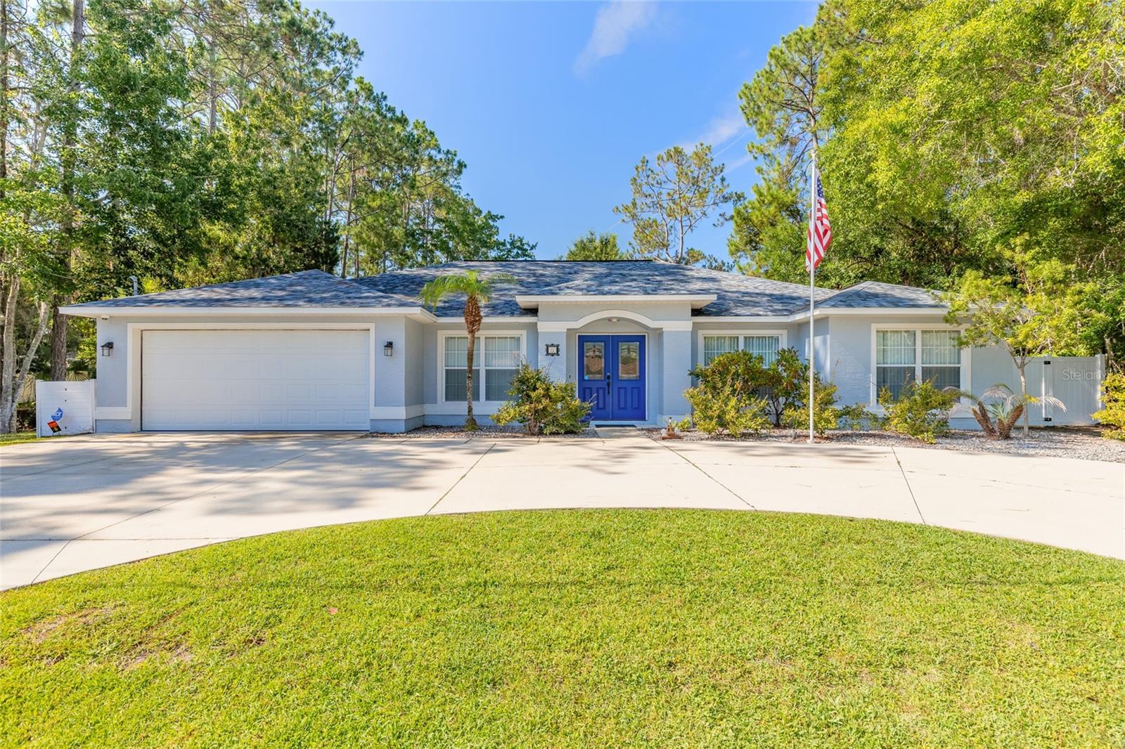 Updated 4 Bedroom, 2 Bath Pool Home – Move-In Ready!  
Welcome to this beautifully upgraded 2,201 sq. ft. concrete block pool home, offering the perfect blend of modern updates, lasting durability, and everyday comfort. Ideally situated near beaches, shopping, dining, and major interstates, this home delivers both convenience and lifestyle.
Inside, the thoughtfully designed custom kitchen (2021) is a standout feature, complete with:
- Black stainless-steel appliances
- Granite countertops
- Designer glass cabinet accents
- Soft-close cabinetry with pull-out shelving
- Wood pantry shelving
- Stylish backsplash
The updated bathrooms (2021) include a luxurious jetted tub and a walk-in shower in the primary suite. The formal living room offers added versatility with a queen-size Murphy bed, securely installed—ideal for guests or a flexible living space. Bedrooms 3 & 4 are currently a combined space. 
Step outside to your private backyard retreat featuring a saltwater pool with a new pump and salt cell (2025), electric pool heater (2024), and a rescreened enclosure with new doors (2023)—perfect for relaxing or entertaining year-round. The fully fenced yard includes a 6-foot vinyl privacy fence and a powered storage shed. The home’s curb appeal is enhanced by a circular driveway (2023) with reinforced seams for durability, refreshed landscaping, and an additional FPL light post (optional for new owners). This property is high and dry and has never experienced flooding, offering added peace of mind. Garage & Mechanical Upgrades
The air-conditioned garage has been fully upgraded and includes:
- AC/heat split system (2021)
- Insulated garage door and opener (2021)
- Epoxy-coated flooring
- LED lighting
- Updated electrical subpanel
Additional major improvements include:
- Roof (2023) with architectural shingles
- 80-gallon water heater (2025)—ample capacity for household needs
- HVAC system (2016) with Green Leaf self-cleaning technology (2021) for improved air quality and low maintenance
- Bluetooth-enabled digital thermostat (2025)
- Enhanced attic insulation for energy efficiency
Security and convenience are elevated with a fully owned camera system (updated 2022) featuring HIK Connect 6 technology, 30-day recording capacity, and a four-screen monitor.
Additional highlights include decorative double glass entry doors (2022) and a sliding glass door (2023) with built-in privacy blinds. This move-in ready home reflects exceptional care, quality upgrades, and thoughtful design throughout. Lovingly maintained and originally intended as a forever home, it truly showcases pride of ownership. Don’t miss the opportunity to own this standout property—schedule your showing today! All Measurements are approximate.