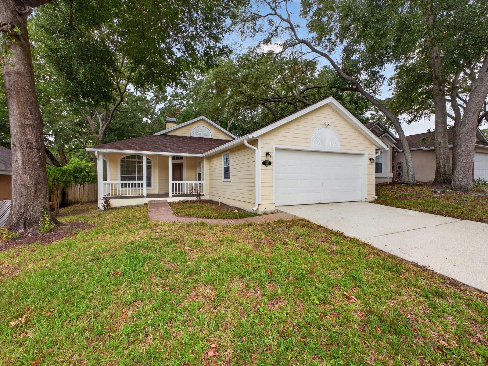 Virtually Staged. Welcome to 1008 Royal Oaks Drive in Apopka! This well-maintained 3-bedroom, 2-bath home offers a functional layout, thoughtful updates, and a desirable location.  NEW ROOF(2026) Inside, you'll find a beautifully updated kitchen with modern finishes and a renovated primary bathroom designed for comfort and style. The spacious living areas provide plenty of room for everyday living and entertaining.

Step outside to enjoy the inviting porch and newly fenced backyard, creating a private space for relaxing, gardening, pets, or outdoor gatherings. The property also features a two-car garage, providing ample parking and storage.

Located in the established Royal Oaks community, this home backs up to the community pool area, offering convenient access to neighborhood amenities. Surrounded by Apopka's mature trees and natural beauty, the property combines a peaceful setting with everyday convenience.

Enjoy easy access to SR-429, SR-414, and US-441, making commuting throughout Central Florida simple. Nearby attractions include Wekiwa Springs State Park, Kelly Park/Rock Springs, local shopping, dining, golf courses, and recreational opportunities. This home offers a wonderful combination of updated features, outdoor living space, and a convenient location close to everything in Apopka.