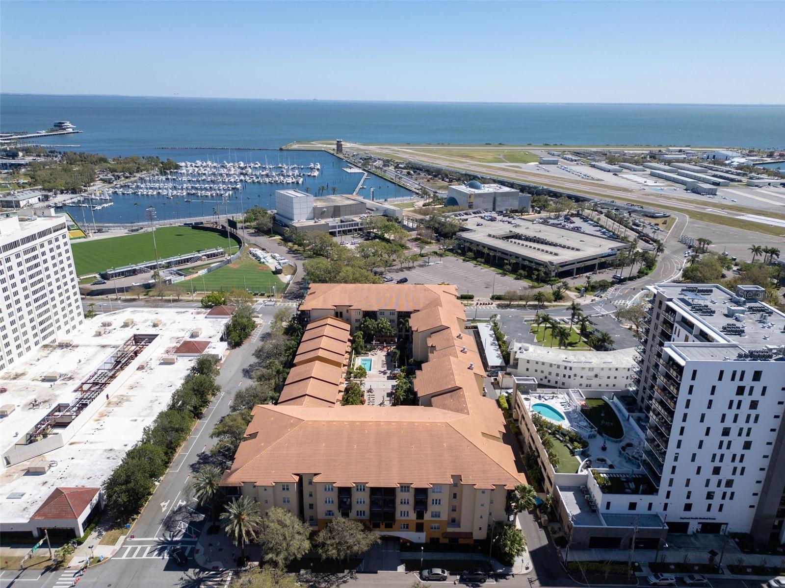 Experience the best of downtown St. Petersburg from this beautifully furnished 1-bedroom, 1-bath condominium, ideally located just steps from the city's vibrant waterfront, dining, shopping, and entertainment.

Enjoy resort-style amenities including a heated swimming pool and spa, fitness center, clubhouse, outdoor grilling area, and a cozy fireplace—perfect for relaxing or entertaining year-round.

This move-in-ready residence features a full suite of recently upgraded Samsung appliances, including an in-unit washer and dryer, along with newly installed hurricane-impact windows for enhanced comfort and peace of mind.

Leave the car behind and walk to grocery stores, banks, waterfront parks, the Saturday Morning Market, award-winning restaurants, lively bars, museums, the marina, the St. Pete Pier, sporting venues, and live entertainment. Transportation to the area's world-famous Gulf beaches is also just minutes away.

Rent includes a secured covered parking space, water, sewer, trash, cable, internet, and electricity (up to $100 per month), providing exceptional value and convenient, predictable monthly expenses.

A non-refundable $150 application fee and a $250 association move-in fee apply. No pets. First month's rent, last month's rent, and a security deposit are required.

Be sure to explore the immersive 3D virtual tour, then schedule your private showing today!