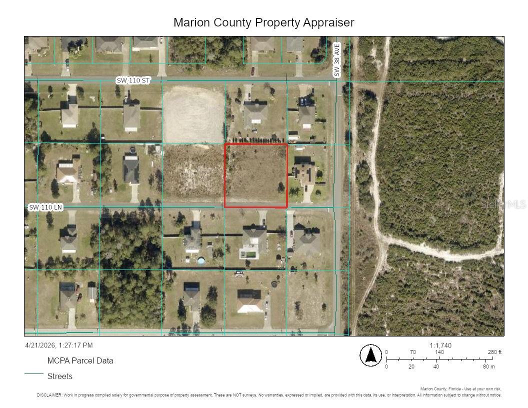 Build your dream home on this spacious 0.62-acre lot on a paved road in Ocala Waterway Estates. Enjoy a peaceful setting with plenty of room for privacy, while still being conveniently located near shopping, dining, and major roadways.