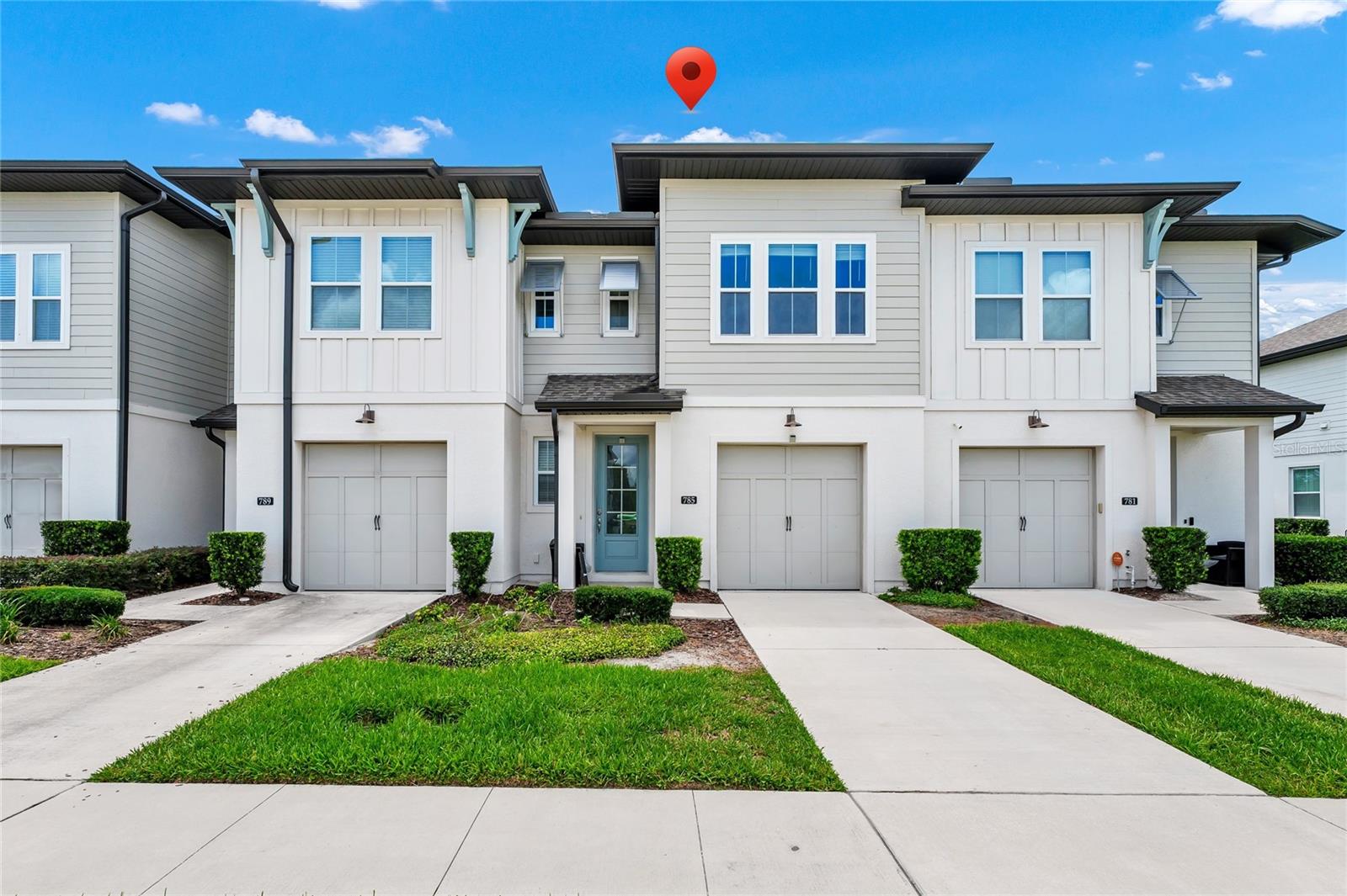 Discover this beautifully maintained 3-bedroom, 2.5-bath townhome built in 2020, located in the sought-after Enclaves at Festival near Champions Gate. Zoned for short-term rentals, this property offers incredible flexibility—perfect as a primary residence, vacation home, or investment opportunity just minutes from Disney, Universal, and Orlando’s top attractions.
Step inside to an inviting open floor plan filled with natural light, featuring durable wood-look tile flooring and thoughtfully designed spaces for both comfort and entertaining. The modern kitchen is a standout, complete with an oversized quartz island, elegant 42-inch cabinets, stainless steel appliances, and a gas range—ideal for everyday living or hosting guests.
Enjoy access to exceptional resort-style amenities, including a beach-entry pool, splash park, fitness center, clubhouse, arcade, mini golf, sand volleyball, and outdoor gathering areas. Designed with energy efficiency and low maintenance in mind, this home provides both convenience and long-term value.
Schedule your private showing today!