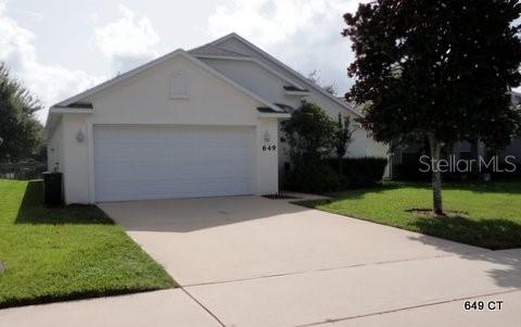 Beautiful lakefront home in the Coral Trace subdivision. Coral Trace is a gated subdivision with a community pool, fitness center and clubhouse. 3 bedrooms and 2 baths and a 2 car garage. Screened in porch overlooking the lake. Kitchen with breakfast nook, designated formal dining space and large living room with vaulted ceilings. Pets are not accepted at this time. Please email PamelaBell@keyes.com for more details.