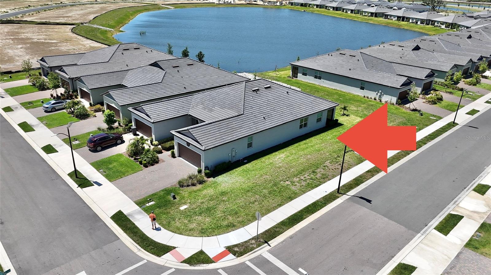 PRICE REDUCED AND NOW FULLY FURNISHED (CITY FURNITURE INCLUDED $15k value)Rare opportunity to own a one-owner, end-unit villa on a corner lot in the gated 55+ community of Prosperity Lakes in Parrish. This single-story block construction home offers 3 bedrooms, 2 bathrooms, a 2-car garage, and 1,486 square feet of thoughtfully designed living space.

This villa is uniquely positioned within the community and is not located on the main road, offering added privacy compared to many other homes in the neighborhood, and is conveniently located close to the clubhouse. The home features a paver driveway and a durable tile roof designed for Florida conditions, along with a screened-in lanai for outdoor enjoyment.

Inside, the open-concept layout seamlessly connects the kitchen, dining, and family room, creating a functional and comfortable living space. Interior features include light tile flooring throughout the main living areas, crown molding, rounded wall corners, modern hardware finishes, updated light fixtures, accent walls, and custom built-in closet systems for added storage and organization.

The owner’s suite is privately situated and includes a spacious walk-in closet and en-suite bathroom. Two additional bedrooms or a flexible space provide options for guests, office use, or hobbies.

Residents enjoy gated access and use of the Medley Club, which features resort-style amenities including a clubhouse, fitness center, restaurant, and sports courts, along with a pool and a full calendar of social activities.

Conveniently located near major roadways, shopping, dining, and Gulf Coast beaches, with close proximity to Sarasota, Tampa, and the continued growth and development throughout Parrish.

Schedule your private showing today.
