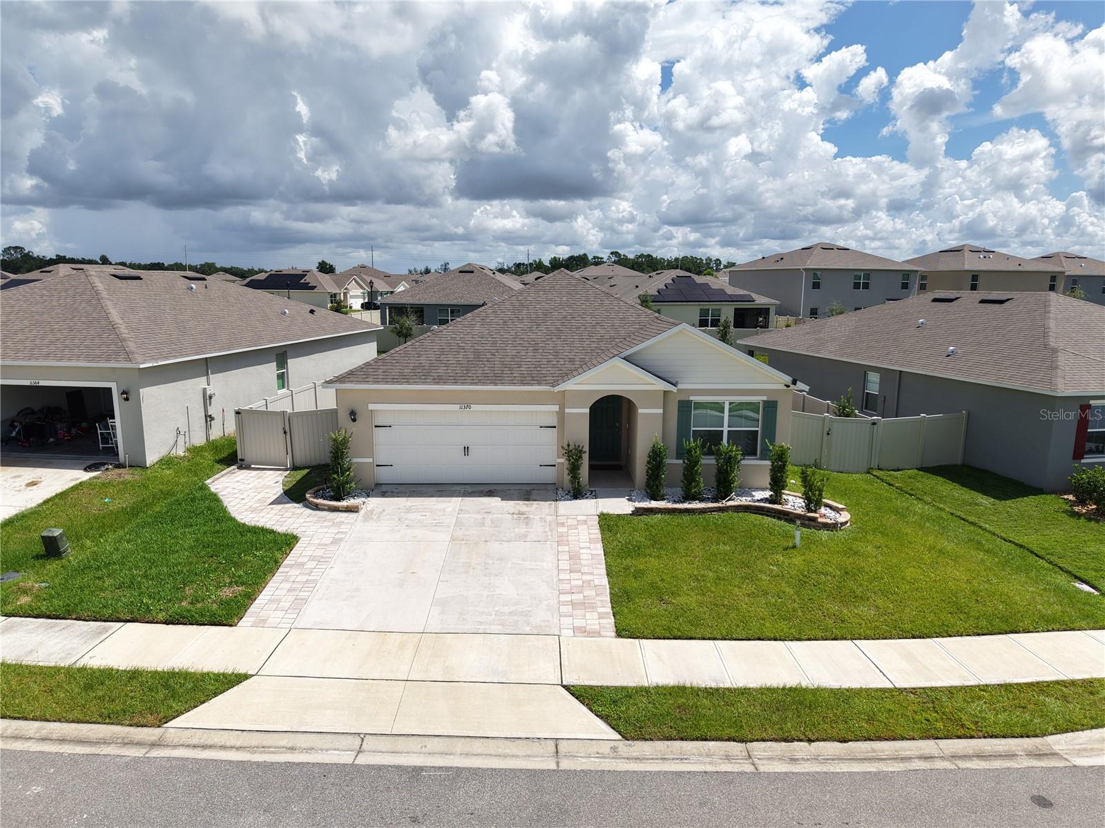 Come to see this cozy modern & smart home, conveniently located between Apopka & Mount Dora!! This quality property, made of concrete block features: elegant cabinets, granite countertops on the kitchen & bathrooms, stainless steel appliances, LED lightning, smart home technology, double sink in the master bathroom, walking closet, & much more. The Westridge Park community offers: Community pool, cabanas, park, playground, hiking trails & trails. Enjoy numerous lake & dog parks at less than 15 mtes. Don't miss this great opportunity! Schedule your showing today!