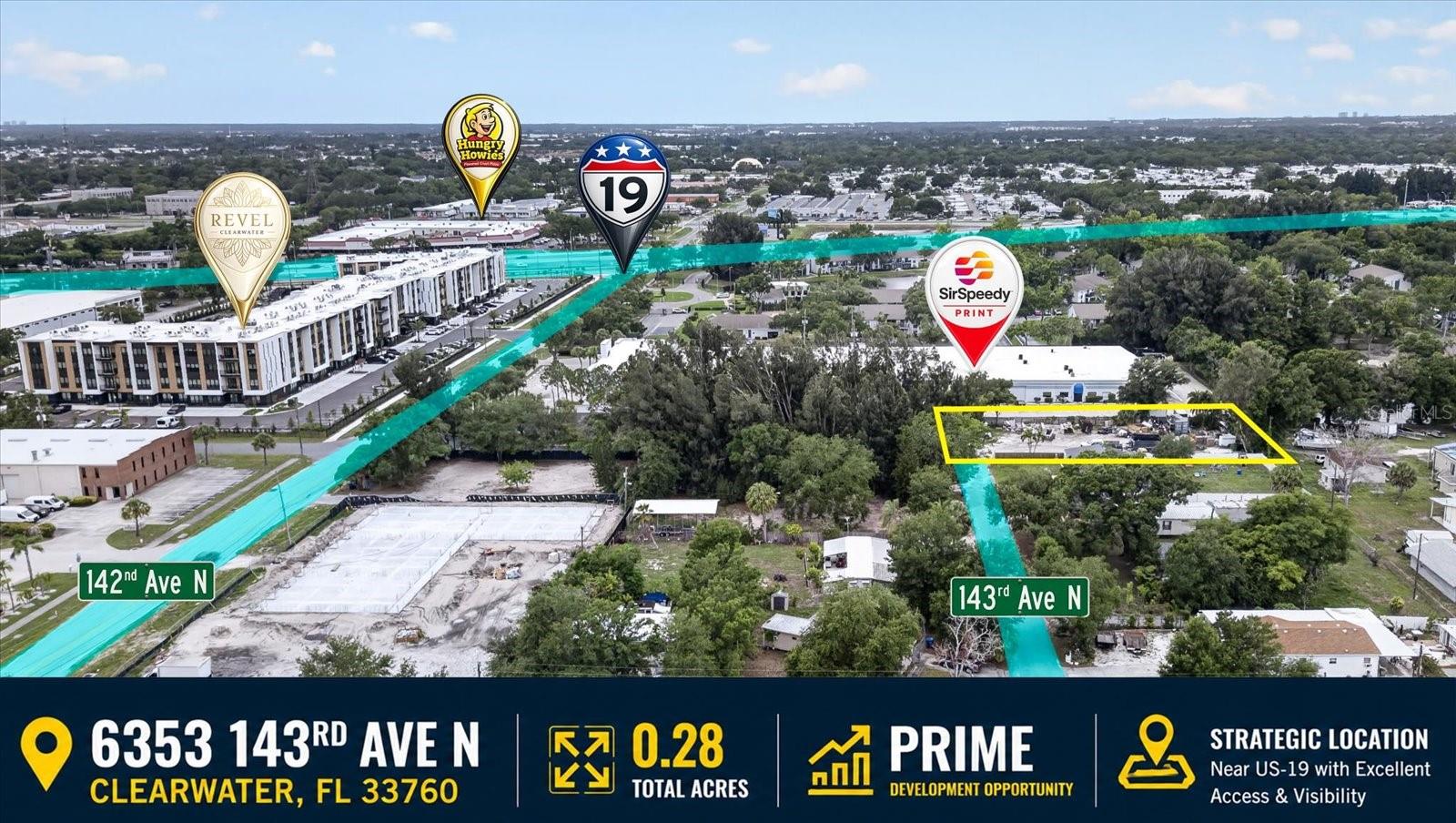 Exceptional investment and development opportunity in unincorporated Clearwater, Florida, this 0.28-acre vacant lot offers outstanding potential for a wide variety of commercial and mixed-use developments. Formerly improved with a mobile home, the property is ready for redevelopment.
The property is designated C-2 General Commercial, allowing for numerous permitted uses, including retail, professional and medical offices, automotive services, personal and business services, restaurants, hospitality, wholesale distribution, research and development, recreational facilities, and multi-family residential subject to county regulations and approvals.
Strategically positioned just minutes from Ulmerton Road, this site provides excellent visibility and convenient access to US Highway 19, Interstate 275, St. Pete–Clearwater International Airport, and surrounding business corridors. Its central Pinellas County location makes it an ideal site for investors, developers, and owner-users seeking strong accessibility and long-term growth potential.
Property Highlights:
0.28 acres
C-2 General Commercial Zoning
Former mobile home site
Excellent redevelopment opportunity
High-visibility location
Easy access to Ulmerton Road, US 19, and I-275
Ideal for retail, office, mixed-use, multi-family, automotive, hospitality, and other commercial uses (subject to county approval)
Don't miss this opportunity to acquire a versatile commercial property in one of Pinellas County's most accessible and rapidly growing markets.