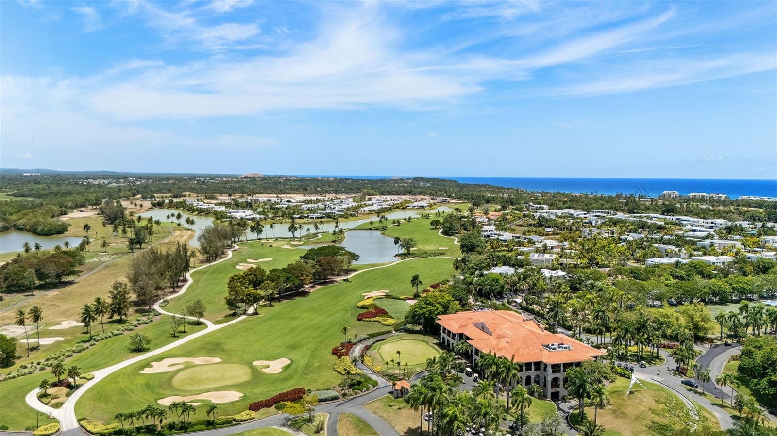 Turnkey Sophistication. Panoramic Fairway Views. Unmatched Luxury.
Welcome to an extraordinary opportunity within the gates of the Caribbean’s most coveted destination. This exceptional corner residence in Plantation Village offers a seamless blend of indoor elegance and outdoor grandeur, fully furnished and meticulously equipped for the discerning buyer. From your private gated entrance to the sweeping wrap-around terrace overlooking the pristine fairways of Dorado Beach, every detail of this 2,100-square-foot home is designed to deliver a lifestyle of effortless luxury and sophistication. Featuring three generously appointed bedrooms, each featuring its own private, dedicated ensuite bathroom, plus a convenient guest powder room.
A true turnkey sanctuary, elegantly curated with high-end furnishings and top-tier appliances featuring a breakfast bar, and open concept living, dining, kitchen space. 
Enjoy stunning golf course and mountain views with an expansive, wrap-around private terrace—perfect for hosting sunset cocktails or enjoying quiet mornings over the fairways.
Adding to the location next to the resorts finest amenities, the property will include its own private golf cart, your passport to exploring the legendary grounds of Dorado Beach.
And lastly to put your mind at ease, this building is fully equipped with a full-capacity backup generator, a two-car temperature controlled garage plus golf cart parking, and nestled within a secure, 24/7 guard-gated community.