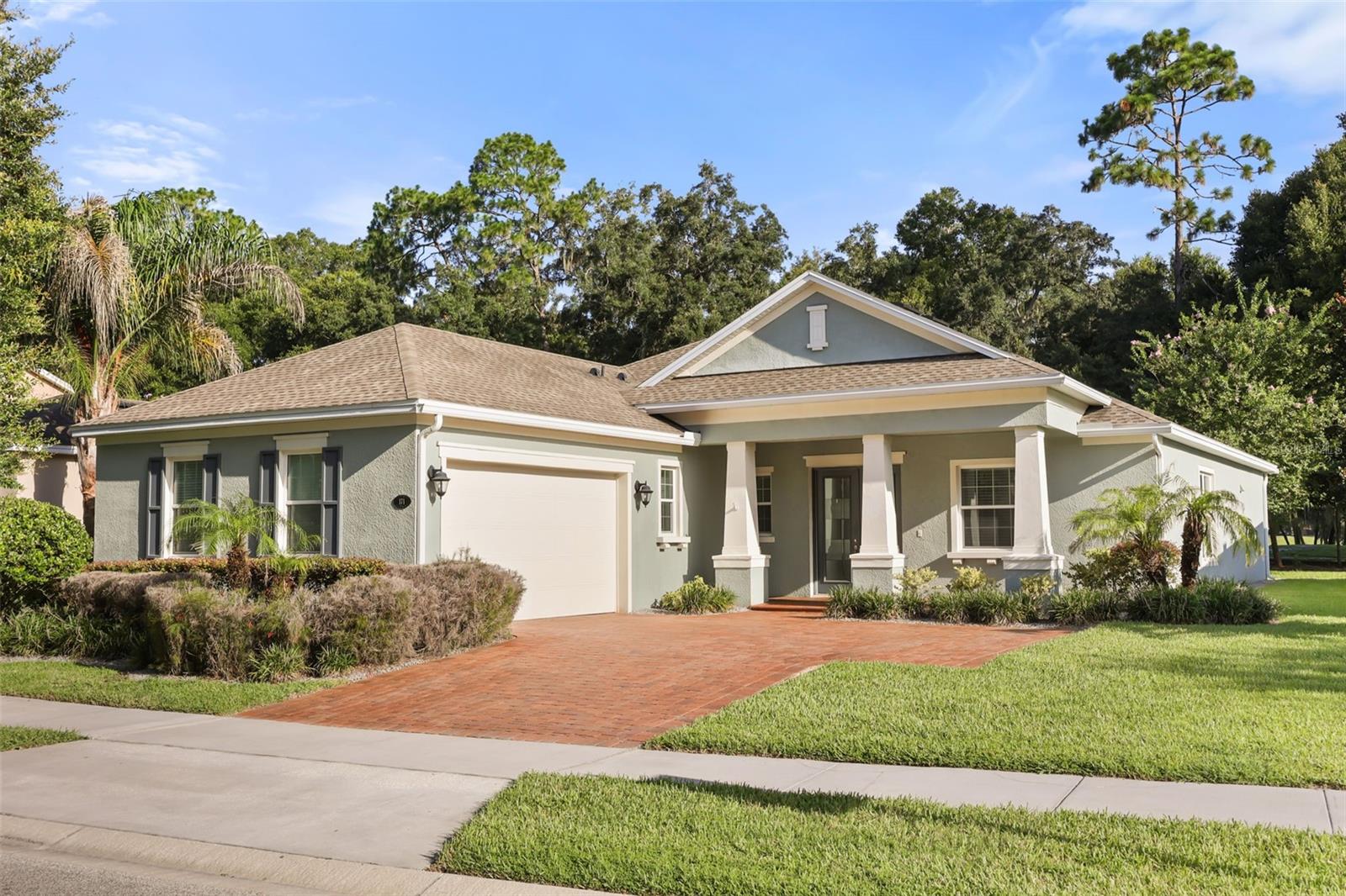 Welcome home to the tranquil and peaceful lifestyle of Victoria Park where you are surrounded by tree-lined streets, scenic walking trails and the Victoria Hills Golf Club. Built by the award-winning Kolter Homes in 2017, this impeccably maintained residence features 3 bedrooms, 3.5 bathrooms, and a private office or den. The open-concept floor plan is anchored by the gourmet kitchen with granite countertops, a large kitchen island, stainless steel appliances, and a natural gas cooktop. The kitchen and separate eat-in space, flows seamlessly into the living area and out to an expansive screened lanai where natural sunlight filters through the trees and golf course views become part of your daily routine. Each guest bedroom offers its own en-suite bath and walk-in closest, providing comfort and privacy for family and visitors. Additional features include interior laundry with washer, dryer and a sink, tankless hot water heater, dual pane windows and more. Victoria Park is a welcoming community and neighborhood that feels like a storybook come to life. Resort-like amenities include tennis and pickleball courts, fitness center, two pools, playgrounds, nature trails, clubhouse, Sparrow’s Grille and an optional golf membership to the 18-hole course. Conveniently located just 1 mile to I-4, 2 miles to the Publix Shopping Plaza, and 5 miles to Historic Downtown DeLand’s boutiques, restaurants, and nightlife. Easy access to major highways, the beaches, Stetson University, Orlando and the theme parks. Preferred lender credit available.