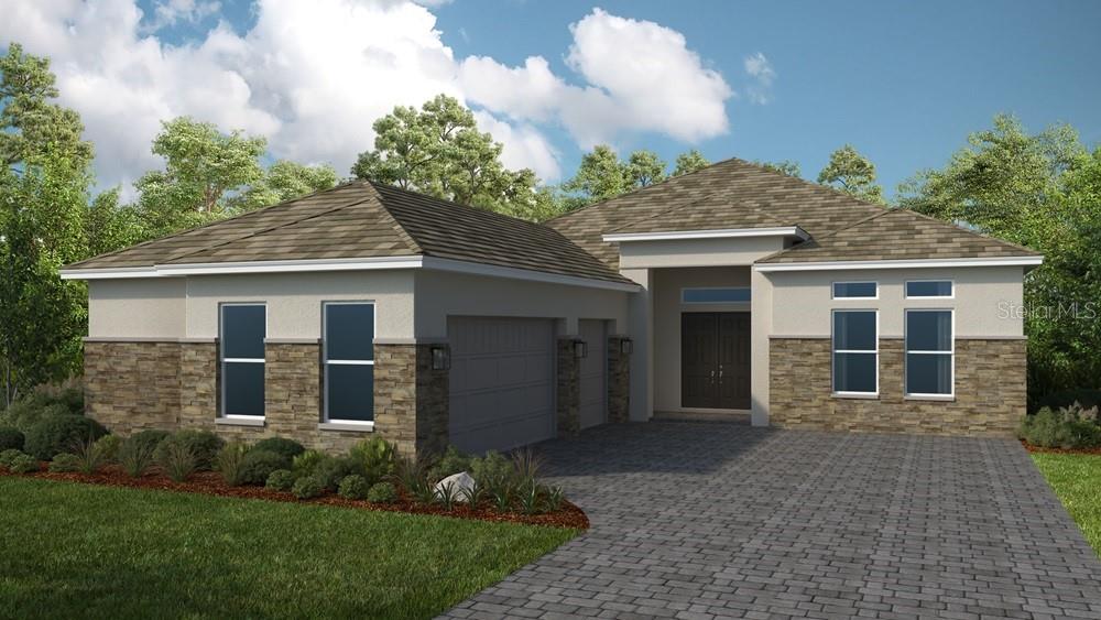One or more photo(s) has been virtually staged. Under Construction. What's Special: New Floor Plan | Tub in Primary Bath | South Facing Patio | 3-Car Garage. New Construction – November Completion! Built by America's Most Trusted Home Builder. Welcome to the Colina at 26843 Victoria Place in Esplanade at Starling! This stunning new home has a welcoming foyer that opens to a bright, open-concept layout designed for effortless living. The dining area flows seamlessly into the great room and gourmet kitchen, where a large island and expansive walk-in pantry create an ideal space for both entertaining and everyday comfort. Impact windows throughout the whole house enhance peace of mind while filling the home with natural light and sliding glass doors from the great room and kitchen lead to a spacious lanai which has access to the pool bath. The private primary suite offers a relaxing retreat, highlighted by a beautiful bay window, a well-appointed spa-like bath, and two walk-in closets. Two secondary bedroom suites and a dedicated study provide flexibility for guests or work-from-home needs. Additional Highlights Include: tray ceiling package, 8' interior doors, outdoor kitchen rough-in, and 80 AMP pool and spa prewire with gas stub-out. Virtually staged photos are for representative purposes only. MLS#A4696468 - Experience a new level of resort-style living at the gated community of Esplanade at Starling in Punta Gorda! Every day feels like a getaway with incredible amenities, including a resort-style pool, poolside cabanas, and a Bahama bar. Take advantage of concierge services and wellness programs designed to invigorate the mind, body, and spirit. Stay active with a friendly game of tennis, pickleball, or bocce, or unwind at the fitness center, spa, and even the bark park with your furry friend. Esplanade at Starling is where relaxation meets adventure—come discover it today!