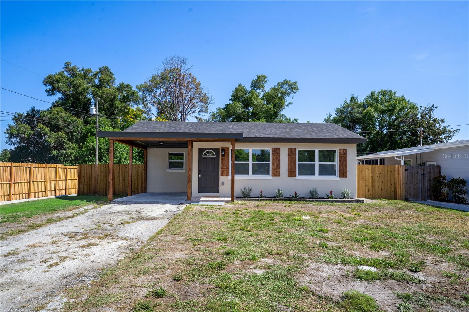 Move right in and start enjoying the best of Florida living in this beautifully updated 2-bedroom, 1-bath home, perfectly situated in a desirable non-flood zone in the heart of Pinellas Park. Filled with natural light, the living room flows seamlessly into the large eat-in kitchen, featuring stainless steel appliances, recessed lighting, custom cabinetry, quartz countertops, a stylish backsplash, and plenty of space for a dining table. The updated main bathroom adds a fresh, modern touch, while the large fenced backyard offers endless possibilities for entertaining, pets, gardening, or simply relaxing outdoors. Additional highlights include a carport and a 2026 roof for added peace of mind. Conveniently located just minutes from Helen S. Howarth Park, England Brothers Park, downtown St. Petersburg, award-winning Gulf beaches, shopping, dining, and entertainment, this home offers the perfect combination of comfort and convenience. Don't miss your opportunity to make this exceptional property your own, schedule your private showing today!