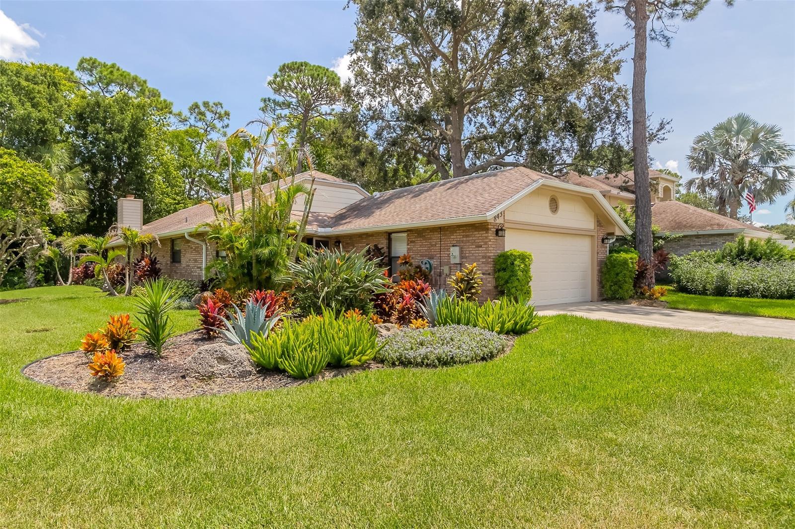 Welcome to this beautiful, brick home on a cul-de-sac in the Hunt Club of Countryside. Located within minutes to restaurants, shopping and schools. This updated, well maintained home is move in ready. Enjoy your morning coffee or evening cocktail in the screen room looking at the park-like setting in your back and side yard. On those few, cool nights, start a fire in your in-door brick fireplace, recently painted to white. There is a private courtyard off bedroom 3. Vinyl plank flooring throughout the home. Inside laundry. Many upgrades completed in 2022 include: plantation shutters, exterior and interior paint, gutters, inside doors replaced, popcorn ceiling removed, wifi thermostat, lighting and fans in living room, kitchen backsplash and under-cabinet lighting, refrigerator, dishwasher, roll down blinds and decorative lighting in screen room. Roof was replaced in 2015, HVAC replaced 2021. Living room and dining room furniture in negotiable. Don't miss out on this updated, well maintained home in an established, gated community. All information is intended to be accurate, but not guaranteed. ;Water: City