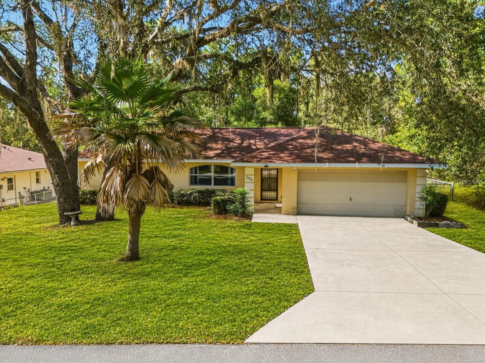 Don’t miss this inviting 3-bedroom, 2-bath home in Inverness Highlands offering 1,380 square feet of comfortable, move-in-ready living space. Featuring a desirable split floor plan, cathedral ceilings, vinyl plank flooring, and an open layout, this home is designed for both everyday living and easy entertaining. The spacious kitchen is a standout with stainless steel appliances, a large breakfast bar, abundant counter space, and a seamless flow into the main living area. Both bathrooms feature tiled showers, giving the home a clean, updated feel. Step outside and enjoy a completely fenced backyard with plenty of room for pets, play, gardening, weekend gatherings, or even a future pool. The 2-car attached garage adds convenience and storage, while the location keeps is convenient to shopping, dining, and everyday essentials. This Inverness Highlands home checks the boxes for comfort, function, and location — schedule your showing today!