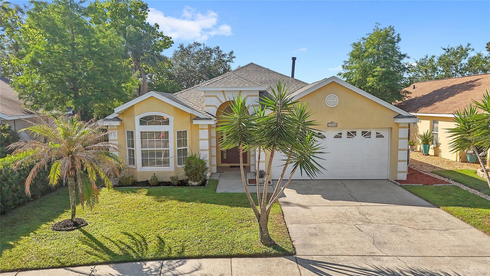 THIS is the one. Welcome to 15840 Autumn Glen Ave — a move-in ready opportunity inside the gated community of Weston Hills that checks every box buyers are searching for right now: updated systems, privacy, space, and lifestyle.
The moment you walk through the door, the home feels bright, open, and effortless. Fresh interior paint, expansive living spaces, and easy-care tile flooring create a clean, modern feel that’s both comfortable and functional. The layout flows beautifully for everyday living and entertaining alike.
The kitchen delivers exactly what today’s buyers want. Generous counter space, abundant cabinetry, and updated appliances including a newer refrigerator, all opening seamlessly to the main living areas so you’re always connected to family and guests.
The primary suite is perfectly tucked away and private, featuring a walk-in closet and a spacious bath with a soaking garden tub and shower combo designed for unwinding at the end of the day.
And here’s what truly sets this home apart: NO REAR NEIGHBORS. That added privacy is a premium feature buyers will immediately notice and appreciate. Whether you're having coffee in the morning or hosting friends in the evening, the backyard becomes your own peaceful escape.
Big-ticket upgrades are already done for you — including a 2023 ROOF, newer water heater, brand-new washer and dryer, plus fresh interior paint throughout — giving buyers confidence and real long-term value from day one.
Living in Weston Hills means more than just owning a home, it’s a lifestyle. Residents enjoy resort-style amenities including multiple pools, splash pad, tennis and basketball courts, volleyball, playgrounds, soccer field, and scenic walking trails, all within a beautifully maintained gated community close to shopping, dining, Disney, and major highways.