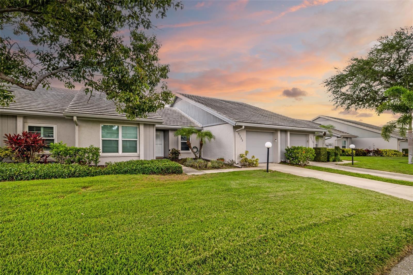 Imagine a lifestyle where weekends are spent enjoying Sarasota's parks, restaurants, shopping, and nearby beaches instead of worrying about home maintenance. This beautifully updated 2-bedroom, 2-bath residence offers the perfect opportunity for buyers looking to right size without sacrificing comfort, convenience, or quality. Thoughtfully renovated in 2020, the home features impact glass windows and sliding doors, updated HVAC, and a newer garage door, providing peace of mind for years to come. Inside, the functional floor plan includes an interior laundry area, comfortable living spaces, and tranquil water views that create a relaxing backdrop for everyday living. The attached one-car garage adds convenience and security, making this an ideal lock-and-leave residence for seasonal owners, frequent travelers, or anyone seeking a simplified lifestyle. Pet lovers will appreciate the pet-friendly policy allowing one pet up to 40 pounds. Residents enjoy access to the community pool while being just minutes from Sarasota's vibrant dining scene, shopping destinations, golf, medical facilities, and area parks. Whether you're meeting friends for lunch, enjoying a morning walk, or heading to the beach, everything you need is within easy reach. If you're ready to spend less time maintaining a home and more time enjoying the Sarasota lifestyle, this move-in-ready residence is the perfect place to call home.