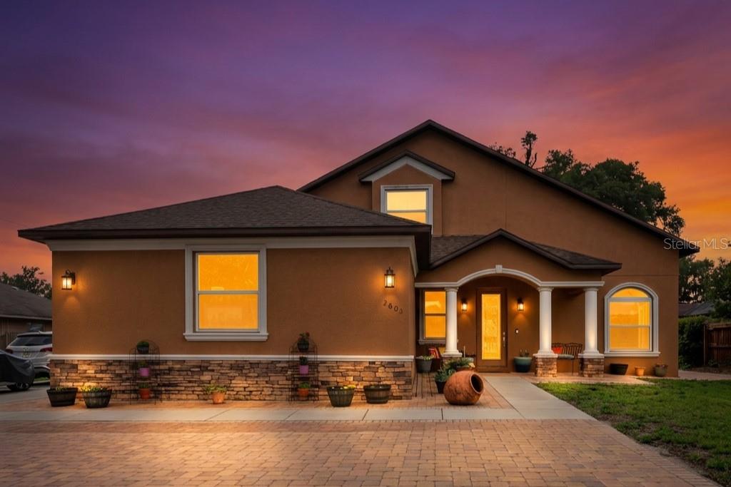 Price improvement. Welcome to this stunning custom-built, one-owner home, built in 2017 with solid concrete block construction. This spacious residence offers 4 bedrooms, 4 full bathrooms, and soaring high ceilings with a bright, open layout.

The first floor features a desirable setup with a primary (master) suite and an additional bedroom with a full bath—ideal for guests or multi-generational living. Upon entry, you’ll find a versatile den/office or formal living room, along with a formal dining area. The home also offers a spacious living/family room that flows seamlessly into the kitchen, complete with a breakfast nook and dinette space.

Upstairs includes a generous loft, perfect for additional living or entertainment space. Enjoy abundant closet storage throughout the home.

Situated on a .42-acre lot with NO HOA and NO CDD, this property offers both privacy and flexibility. Features include a 2-car garage, RV connections already installed, well and septic system, and impact windows.

Step outside to your private pool area, complete with a water purification system and pre-wired speakers throughout the home and pool area—perfect for entertaining. Modern appliances, including refrigerator, washer, and dryer (2026), are included.

This move-in ready home combines space, functionality, and freedom—don’t miss this unique opportunity.