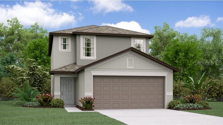 Under Construction. The first level of this two-story home is host to the communal living and dining spaces, arranged in a convenient and contemporary open floorplan that helps make multitasking a breeze. Sliding glass doors off the family room allow for seamless indoor-outdoor living and entertaining. All four bedrooms occupy the second floor, including the luxurious owner’s suite with a full-sized bathroom. Interior photos disclosed are different from the actual model being built. Welcome to Abbott Square, a masterplan community of new single-family homes, townhomes and villas for sale in Zephyrhills, FL. Homeowners can gather with friends at the onsite clubhouse lounge or cool off at the resort-style swimming pool. This great community also includes a fitness gym, game room, BBQ grills and green spaces, along with other great amenities. Minutes from the community are local golf courses, schools, recreation sites and the opportunity for water sport activities, such as fishing and boating.