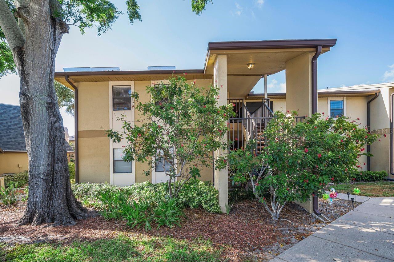 Welcome to Bella Vista, a sought-after gated waterfront community nestled along the shores of Lake Seminole. This beautifully maintained three-bedroom, two-bath condominium offers 1,138 square feet of comfortable living space and an ideal blend of convenience, recreation, and Florida lifestyle.

Step inside to discover an open-concept floor plan featuring crown molding throughout the main living areas and a desirable split-bedroom layout that provides both privacy and functionality. The spacious living room and primary suite each feature sliding glass doors leading to a private balcony overlooking the sparkling community pool—perfect for enjoying your morning coffee or unwinding at the end of the day.

The primary bathroom has been tastefully updated with a recently remodeled shower, while additional improvements include a newer A/C system (2020), water heater (2022), and plush carpeting installed in July 2022.

Bella Vista residents enjoy exceptional amenities, including direct lake access with a dock, fishing pier, and kayak launch, as well as a community pool, fitness center, and clubhouse. Conveniently located just minutes from the award-winning Gulf beaches, shopping, dining, airports, and major thoroughfares, this property offers the perfect combination of relaxation and accessibility.

Don't miss this opportunity to enjoy resort-style living in one of Seminole's most desirable gated communities.