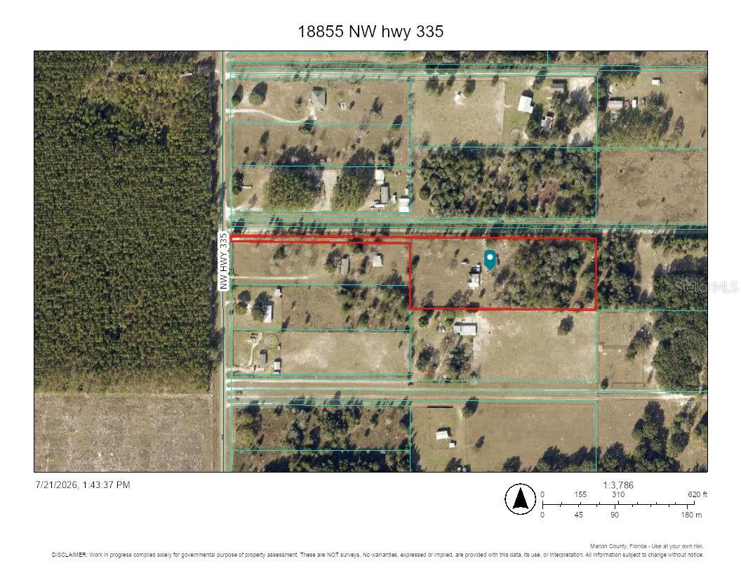 Great parcel located between Ocala and Williston.  Easy access to this FLAG lot on a paved road.  Build your mini farm at your taste.  Property has been cleaned.  Property is located near HITS and WEC.