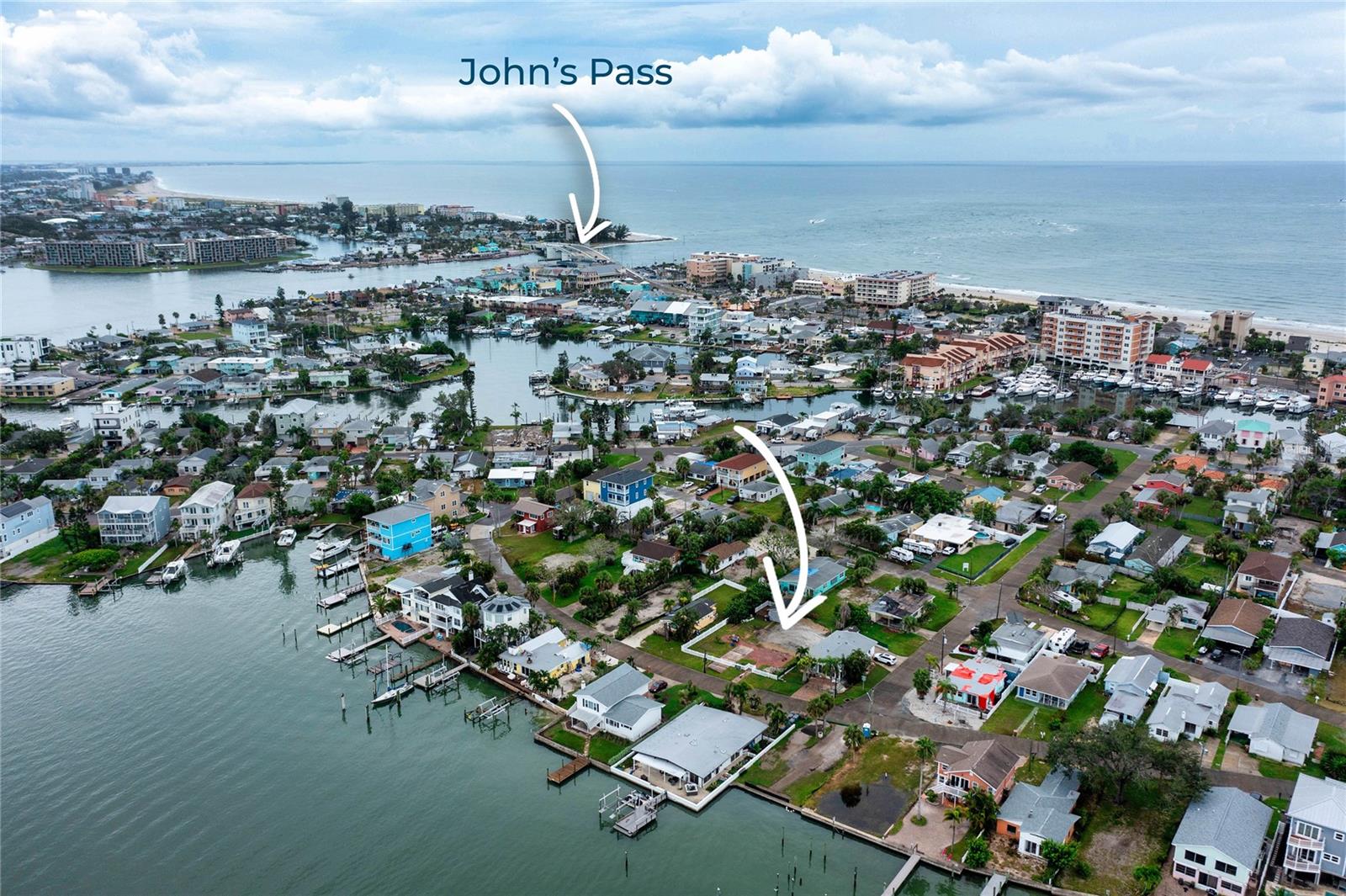 LOCATION, LOCATION, LOCATION!!! Rare redevelopment opportunity in desirable Madeira Beach! Perfect for builders, developers, investors or someone looking to build their dream home. This spacious lot offers prime potential for a duplex or triplex under current R-2 zoning (variances may be required for maximum density) or a large 5,000+ sqft single family home. Just steps from Boca Ciega Bay, John's Pass, award winning Gulf beaches, dining, and entertainment. All of this with an intercoastal view? It doesn't get much better than that! Just a short drive to both Tampa and St. Pete Airport. This is your chance to build your dream home in an unbeatable location, or build multiple units perfect for an investment portfolio. Strong short-term rental demand in surrounding area (check city ordinances for restrictions). Elevated construction permitted (ideal for flood compliance). Home has already been removed and is ready for immediate construction. Don't miss out on an incredible opportunity. Contact us today to set up a showing!