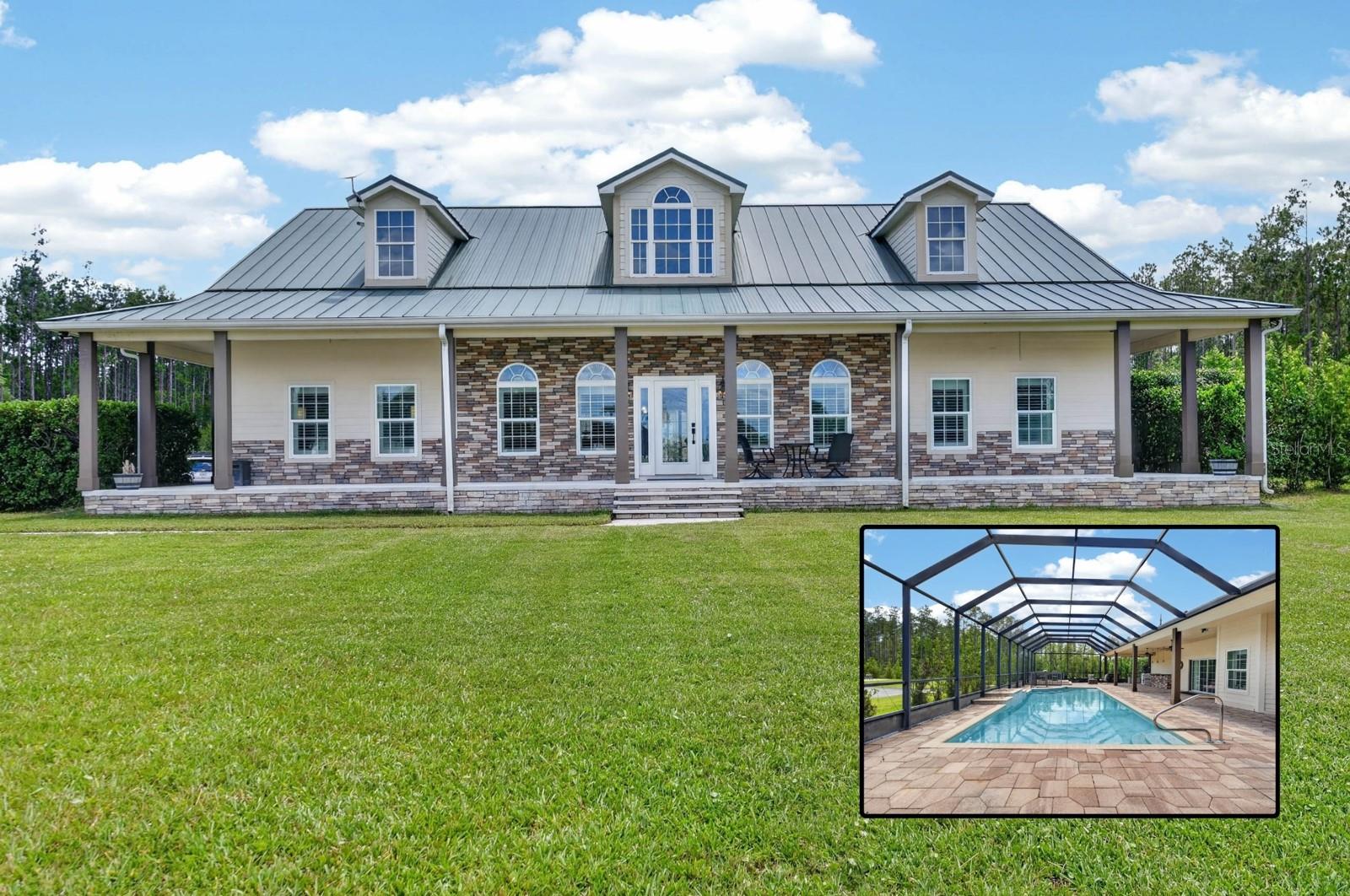 This isn't a house listing. This is a compound listing. Sitting on 10.3 private acres inside Sweetwater Estates, 103 Sweetwater Trail is one of one. A fully operational live-work-play estate where the home, the office, the shop, the garage, the pond, and the land all work together as a single asset — and nothing like it exists in this market. The main residence delivers 2,300 square feet of 3-bedroom, 3-bathroom living, refined and ready. But step outside and the property opens up into something else entirely. The attached 1,750 square foot four-bay garage sits next to the main home, already insulated and fully prepped for AC and heat  built to function, not just store. Behind it, a 6,000 square foot building anchors the back of the property: 2,000 square feet of professional office space complete with a dedicated bedroom, full bathroom, conference room, and coffee bar...and 4,000 square feet of high-clearance shop large enough to bring in a full-size semi truck. Tools and equipment negotiable with the right offer. Need workspace that doesn't feel like a commute? The 2,000 square foot executive office suite is a fully separate professional environment  private entrance, full bath, conference room, and coffee bar. Run your business from your backyard. The land itself is the final layer. A stocked 2.5-acre pond. Your own shooting range. Room for horses, cattle, or whatever you're building toward. Zoned AC  agriculture commercial  meaning the land works as hard as you do. Here's the part that sets this apart from every other HOA community property in the county: this parcel sits within the Sweetwater Estates HOA but is exempt from its restrictions. You get every amenity the community offers with zero limitations on what you can do with your land. Ten acres. One owner. Zero compromise.