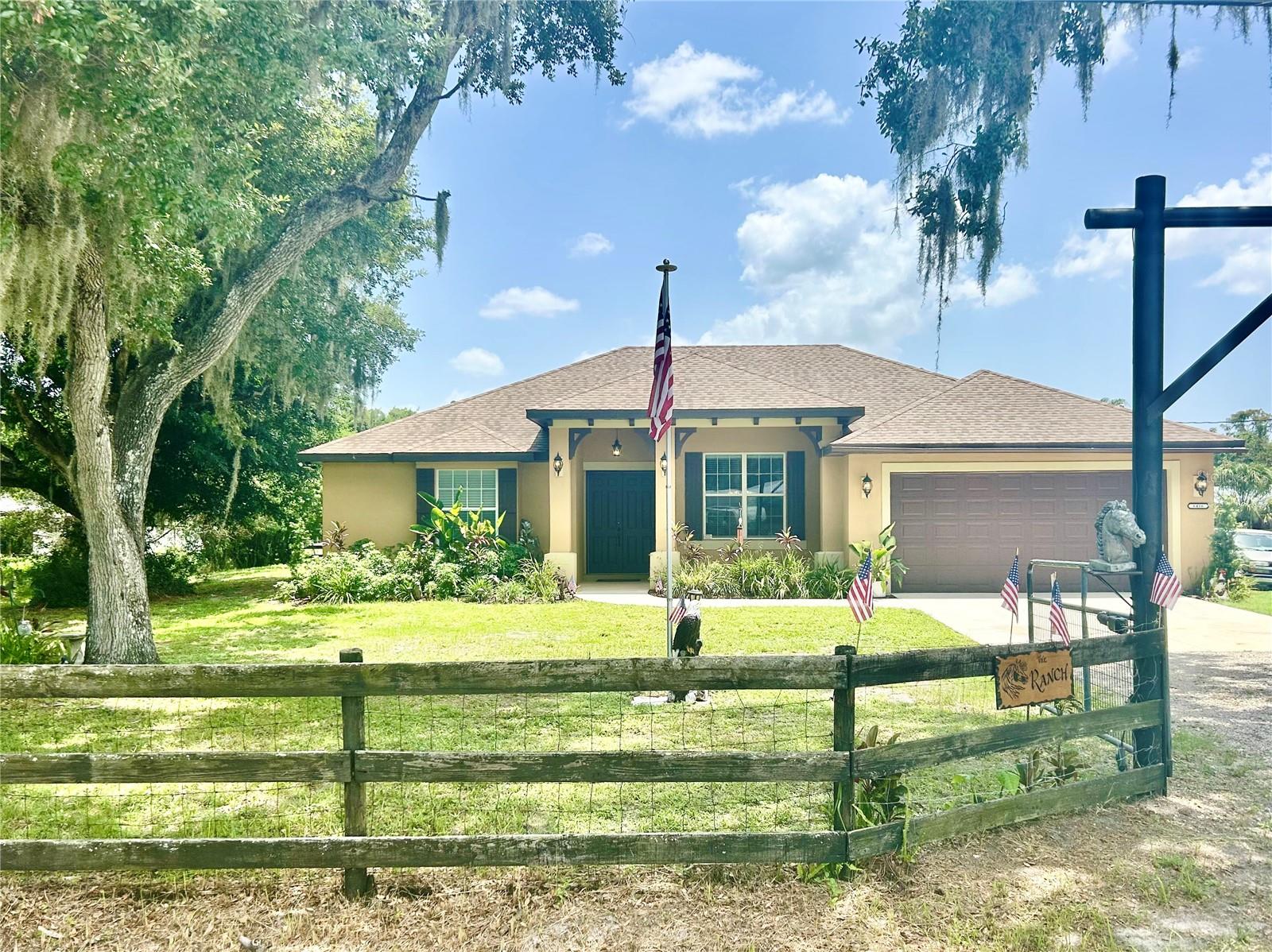MORE PHOTOS COMING SOON! Rare opportunity to own a custom-built 2022 home on over one fully fenced acre in the highly desirable Magnolia Manor community—with NO HOA and endless possibilities. This exceptional in-town horse property is privately gated with dual remote-controlled electric entry gates and offers the perfect blend of luxury, space, and convenience.
Designed with both elegance and functionality in mind, this immaculate home features soaring 10-foot ceilings, modern finishes, and a desirable split-bedroom floor plan. The open-concept layout includes a gourmet kitchen with soft-close cabinetry, abundant storage, a formal dining room, two spacious living areas, generously sized bedrooms, multiple pantries, and ample linen closets. The private primary suite is a true retreat, offering two walk-in closets and a spa-inspired bath complete with a tub and oversized walk-in shower.
Step outside to the expansive screened lanai overlooking the beautifully maintained, cross-fenced pasture, where majestic peacocks frequently roam the property, creating a peaceful Old Florida setting. Thoughtfully designed for equestrian living, the fully fenced property offers plenty of room to build a barn behind the home while still providing ample space to add a custom pool, with a spa hookup already in place. Bring your horses, boat, RV, camper, or all your recreational toys—there's room for everything.
Additional highlights include an indoor laundry room, spacious two-car garage, and easy-to-install hurricane shutters for added peace of mind.
Ideally located just minutes from world-class Manatee beaches, UTC shopping mall, dining, downtown Sarasota, major highways, and attractions including Mote Marine Laboratory & Aquarium, this one-of-a-kind property offers the privacy of country living with the convenience of being close to everything. Modern construction, acreage, equestrian potential, and an unbeatable location make this an exceptional place to call home.
