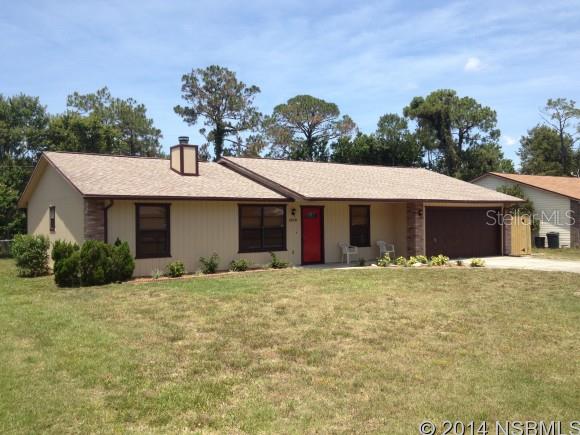 Nothing to left to do but move in. This low maintenance renovated home is ready for new owners. New owners looking for a turn key home with all new appliances, fenced yard, newer roof, fresh interior and exterior paint look no further. Never worry about floors again because this home has tile throughout the house. Your two garage offers plenty of storage. Great private fenced in yard for the kids and pets to play. Vaulted ceiling, split bedroom plan offers a modern feel. This home is located 10 minutes to beaches, boat ramps, shopping and more. One hour drive to Orlando attractions. Easy access to I-95 and I-4 making commuting a breeze. Make offer. ;3rd Party Gr Com Reqd ;Water: City
