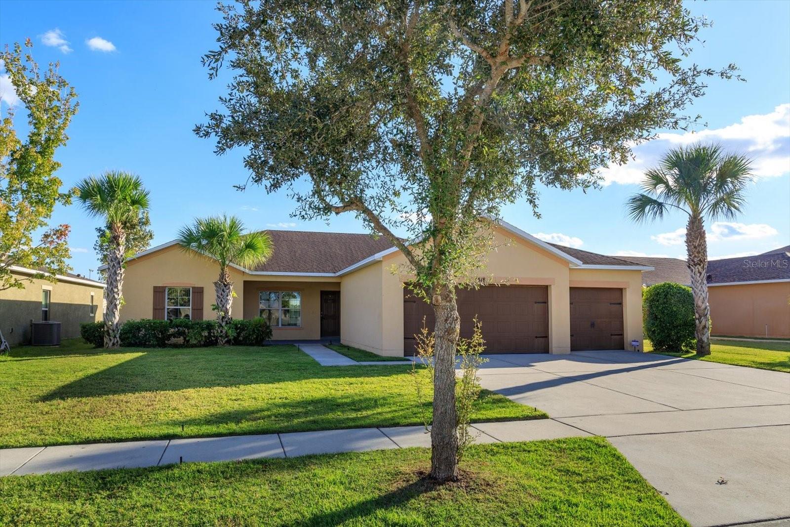 Beautiful single family home located in the Bella Pointe Community.  This four bedroom, two bath home has an open floor plan with ceramic tile in eat in kitchen, dining area, great room and laundry room.  There is vinyl flooring in all four bedrooms.  Master suite has large walk in closet, master bath with dual sinks and shower.  There are an additional three bedrooms and full bath.  Large back yard for family activity and a three car garage.  Air conditioner was replaced in 2021.  Freshly painted and new vinyl flooring in all bedrooms.  
Shopping, golf, medical center, Valencia College and all theme parks are nearby.
The seller will pay up to 3% of the buyer's closing costs.