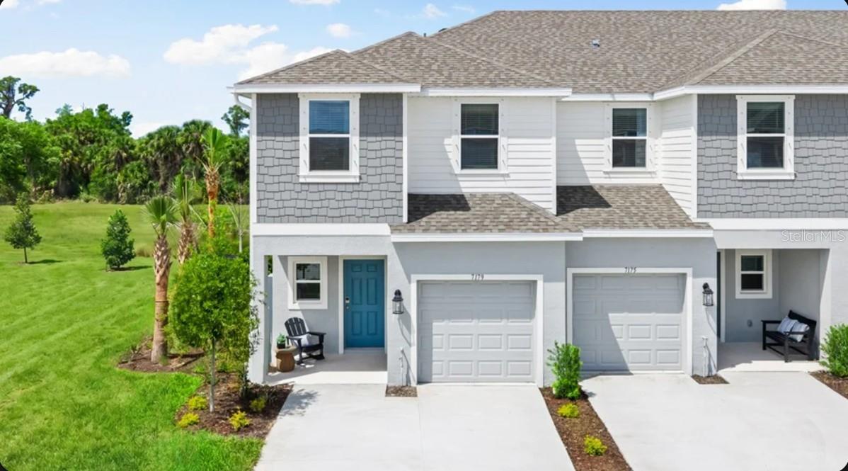 What's Special: Model Home | Pond View | No Rear Neighbors | Understairs Storage. Model Home Leaseback - Available Now for June Closing! This model home purchase includes our Model Leaseback Program.* Model leaseback terms vary by model home. Please see a Community Sales Manager for additional details. Restrictions may apply. Welcome to the Marigold at 7179 Grand Forest Way in The Towns at Tiburon! This new end unit townhome offers a bright, open main living area designed for everyday comfort and easy entertaining. The foyer leads into a well-appointed kitchen opening to a spacious great room that flows seamlessly to the rear patio. Luxury vinyl plank flooring throughout the main living area adds both style and durability. Upstairs, the primary suite features a generous walk-in closet and private bath, while two secondary bedrooms, a full bath, a versatile loft, and laundry closet provide flexible living space. A one-car garage and covered front porch complete this thoughtful layout. The Towns at Tiburon is a welcoming, CDD-free community in a convenient Sarasota location off Honore Avenue with easy access to I-75. Completed amenities include a pool and cabana, dog park, butterfly garden, and playground, all close to highly rated schools, beaches, shopping, dining, medical facilities, and popular outdoor destinations like Siesta Key, Nokomis Beach, Oscar Scherer State Park, and Myakka River Park. Additional Highlights Include: GE refrigerator, washer and dryer, and whole house blinds. *Model Home Prices exclude furniture, decorative accessories, and closing costs and already include any lot premium, Seller installed options and upgrades; Buyer-selected options are no longer available. No representation of any kind is made or implied regarding the Model Home’s future value or benefits, or availability of financing for a leaseback transaction. See Model Home Purchase Agreement, Model Home Addendum, Model Home Leaseback Agreement and, if applicable Non-Realty Bill of Sale Addendum (for furniture and any other non-realty personal property sold separately in select model homes) for details. Model homes subject to prior sale. MLS#A4693848