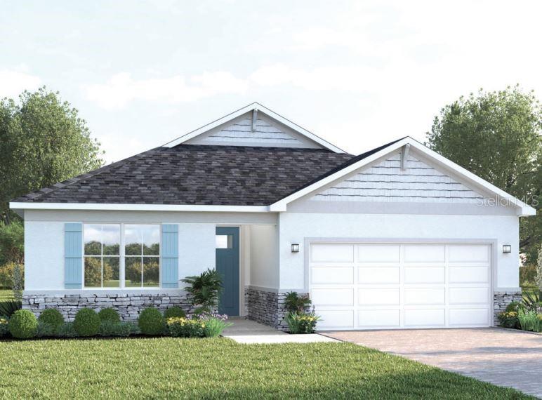 Pre-Construction. To be built. The Aurora combines elegance with smart design in a stunning single-family home. The open-concept layout features 9’ ceilings throughout, showcasing a gourmet kitchen with a spectacular 7’3” island and modern appliances. An impressive wall of glass floods the dining area with natural light, leading to a patio or optional lanai for seamless indoor-outdoor living. The luxurious owner’s suite boasts a tray ceiling, spa-inspired bathroom with seated shower, and generous walk-in closet. With well-proportioned secondary bedrooms, thoughtful storage solutions, and two distinctive elevation options, the Aurora delivers sophisticated main-level living at an exceptional value. Come home to luxury today! Introducing Cedar Landings in Leesburg, Florida! Resort-Style amenities including a zero-entry pool with cabana, a dog park with separate spaces for small and large dogs, a playground, and a 1-acre multi-use green space. 2 miles to the Florida Turnpike, 20 miles to Mt. Dora & Winter Garden, 35 miles to Downtown Orlando, 10 miles to Main Street in Leesburg with local favorite restaurants including The Brick and Barrel Public House, Turners Kitchen, & Prime 3, and 2 miles to The Monarch at Royal Highlands Golf Course. Golfers can play this course and grab burgers and brews at the club's eatery. All Ryan Homes now include WIFI-enabled garage opener and Ecobee thermostat. **Closing cost assistance is available with use of Builder’s affiliated lender**. DISCLAIMER: Prices, financing, promotion, and offers subject to change without notice. Offer valid on new sales only. See Community Sales and Marketing Representative for details. Promotions cannot be combined with any other offer. All uploaded photos are stock photos of this floor plan. Actual home may differ from photos.